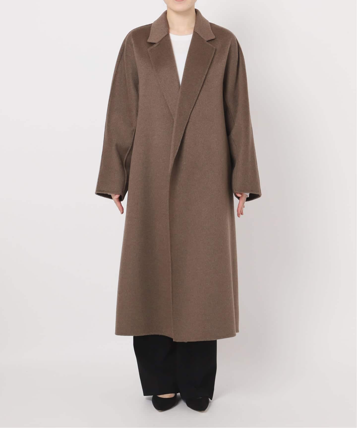 カシミヤリバーロングコート（その他ブルゾン／アウター）｜VERMEIL