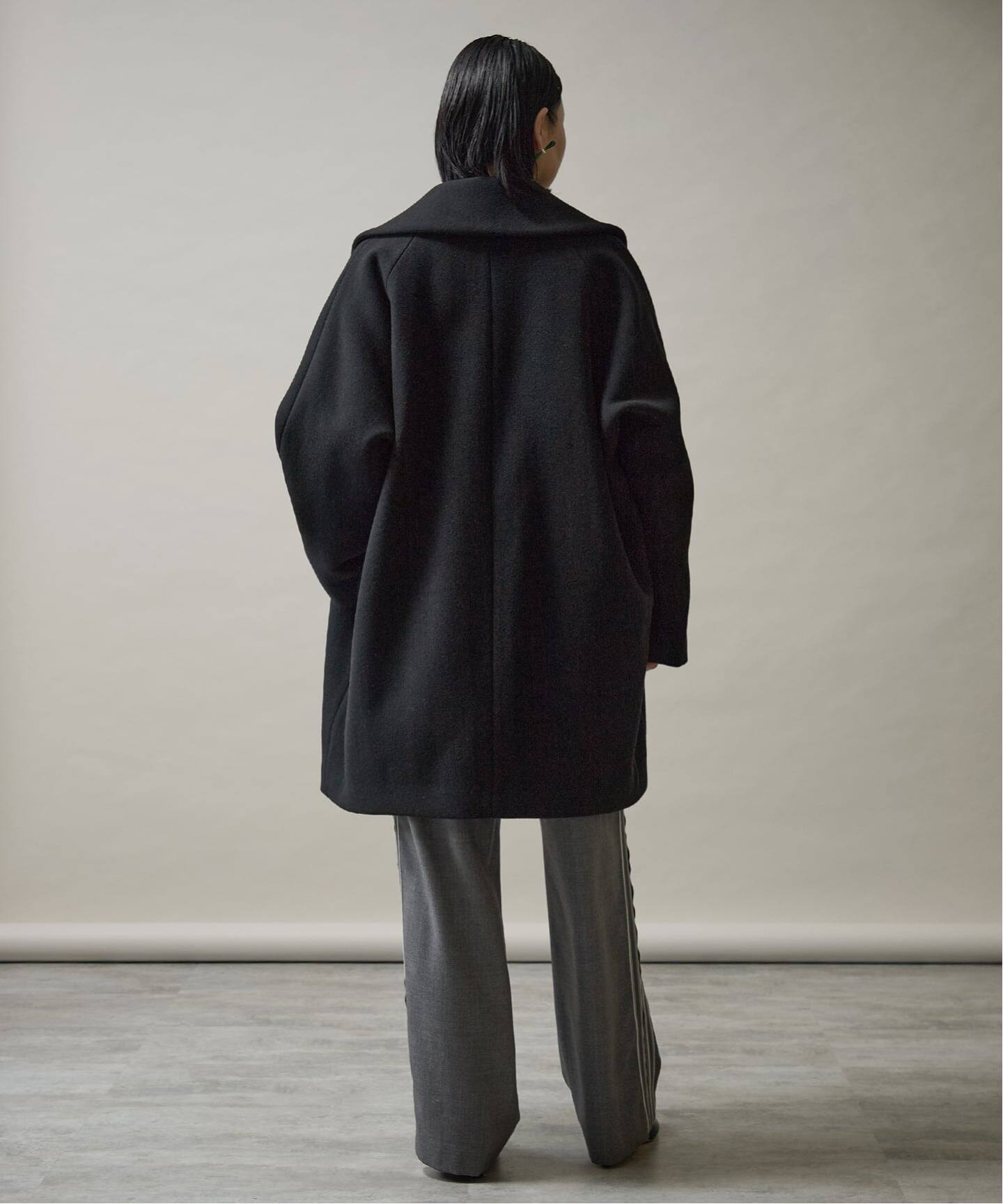 VERMEIL par iena ロングウールコート　ブラック　38 予約》wool over coat（その他ブルゾン／アウター）｜VERMEIL