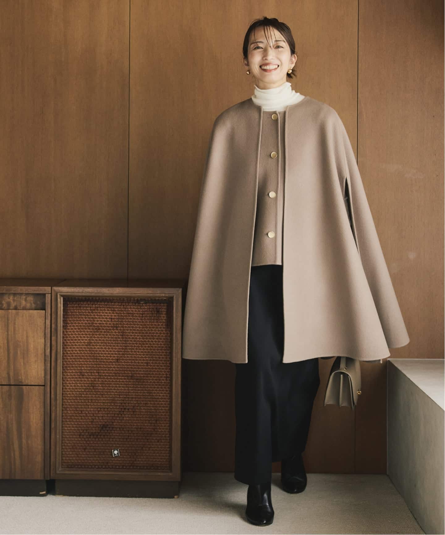 リバーマント（ポンチョ・マント）｜VERMEIL par iena（ヴェルメイユ