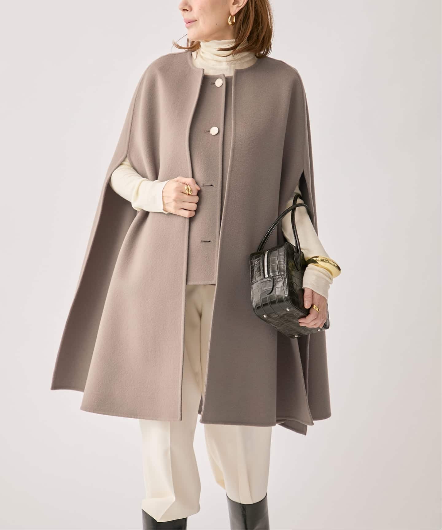 リバーマント（ポンチョ・マント）｜VERMEIL par iena（ヴェルメイユ