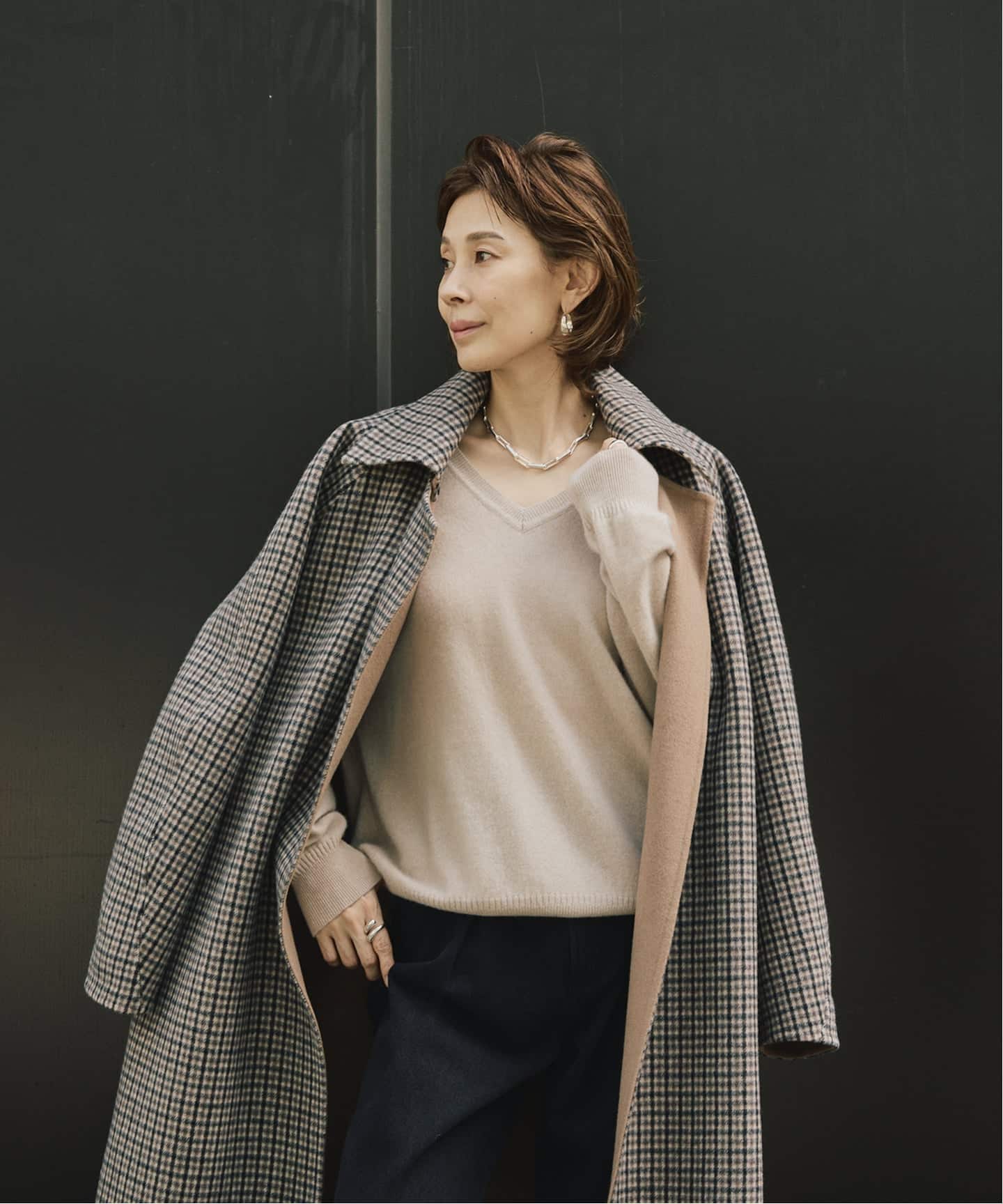 未使用&タグ付き ヴェルメイユパーイエナ ウールチェスターコート チェックコート（その他ブルゾン／アウター）｜VERMEIL par iena