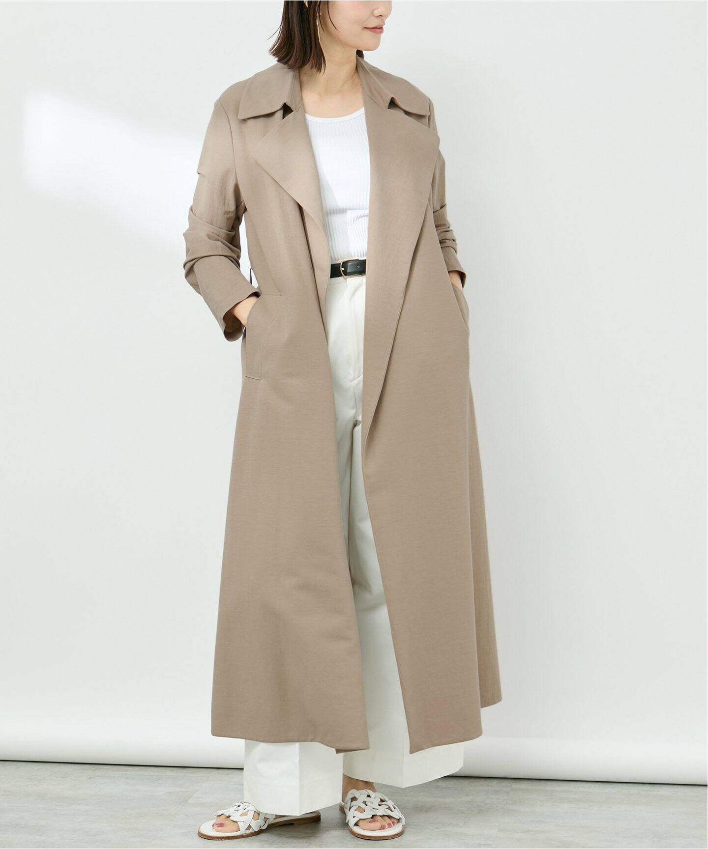 正規品+美品+10万+イーストバイイーストウエスト+トッパー+ルーズ+  