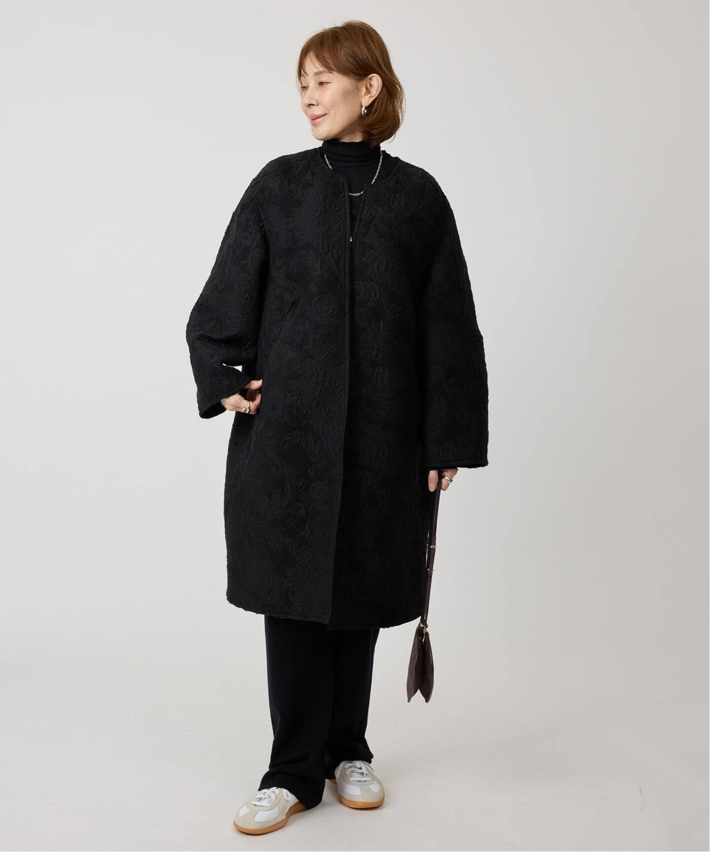 manipuri マニプリ ジャガード スナップダーツコート 0153413001（ノー