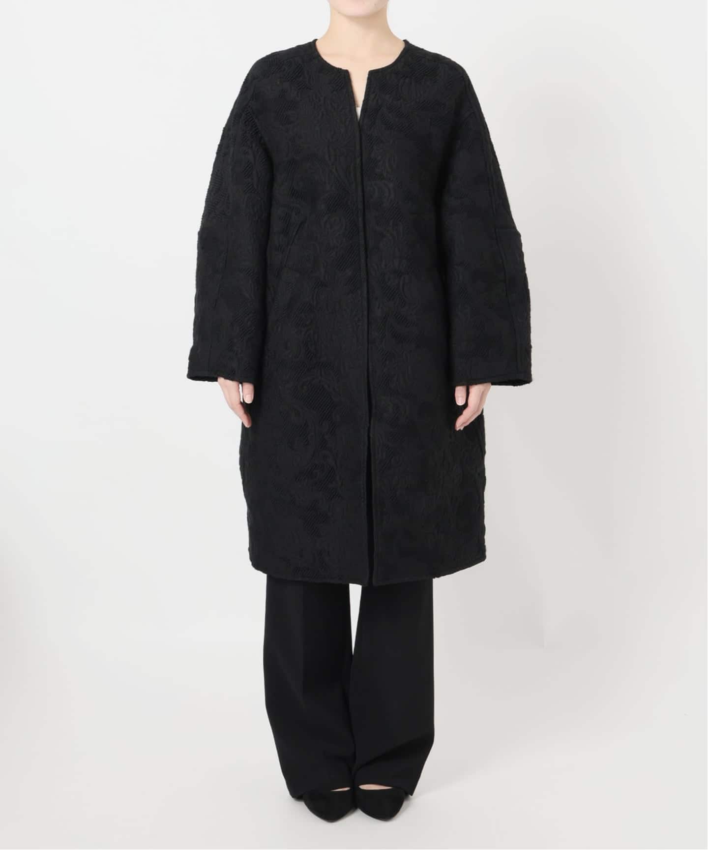 manipuri マニプリ ジャガード スナップダーツコート 0153413001（ノー