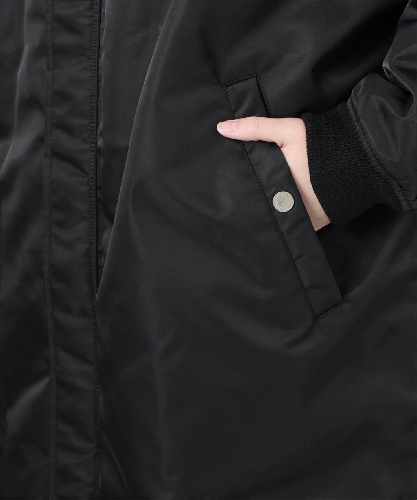 upper hights アッパーハイツ THE U-2 LONG HOODIE 403A37702BLK