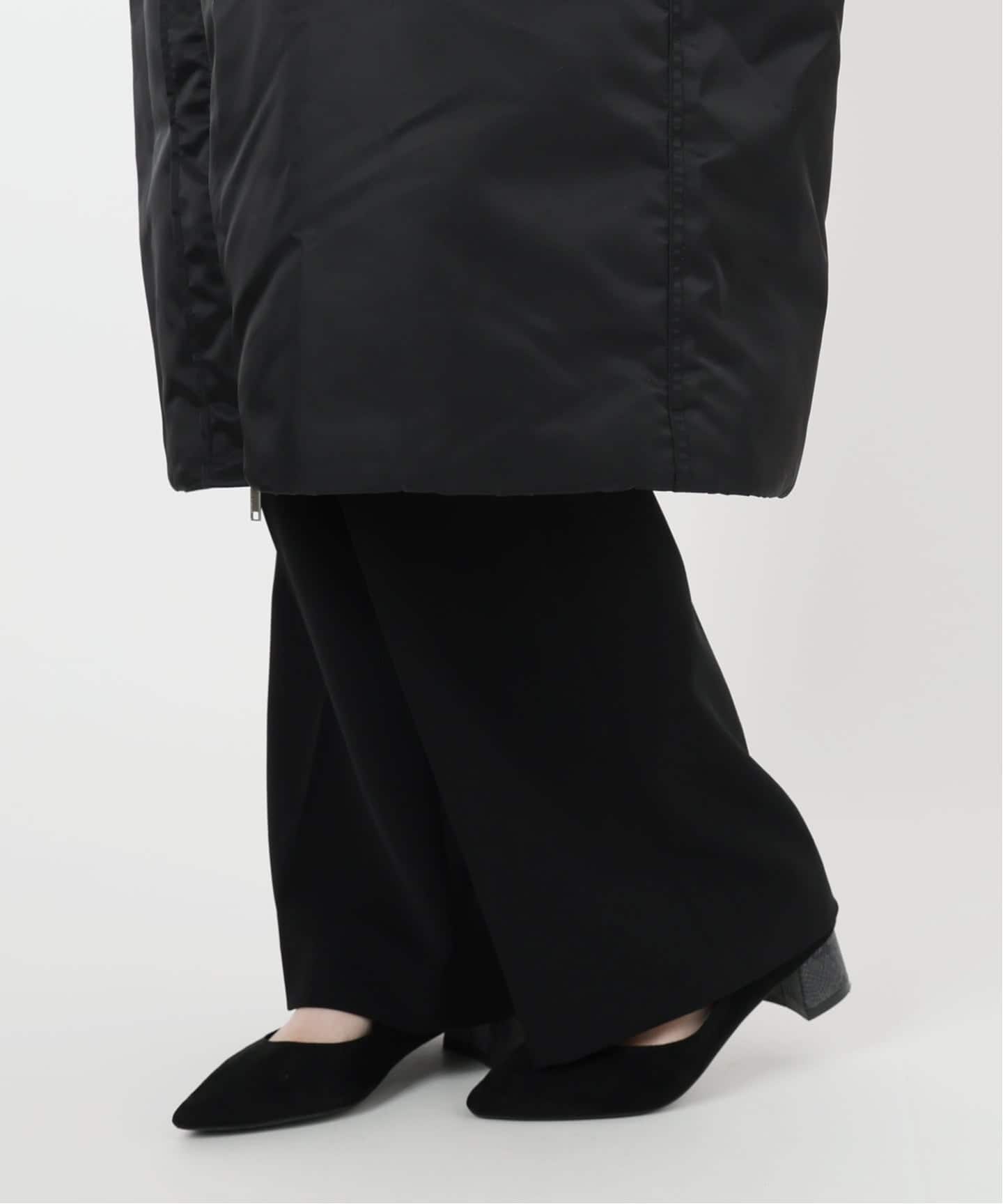upper hights アッパーハイツ THE U-2 LONG HOODIE 403A37702BLK