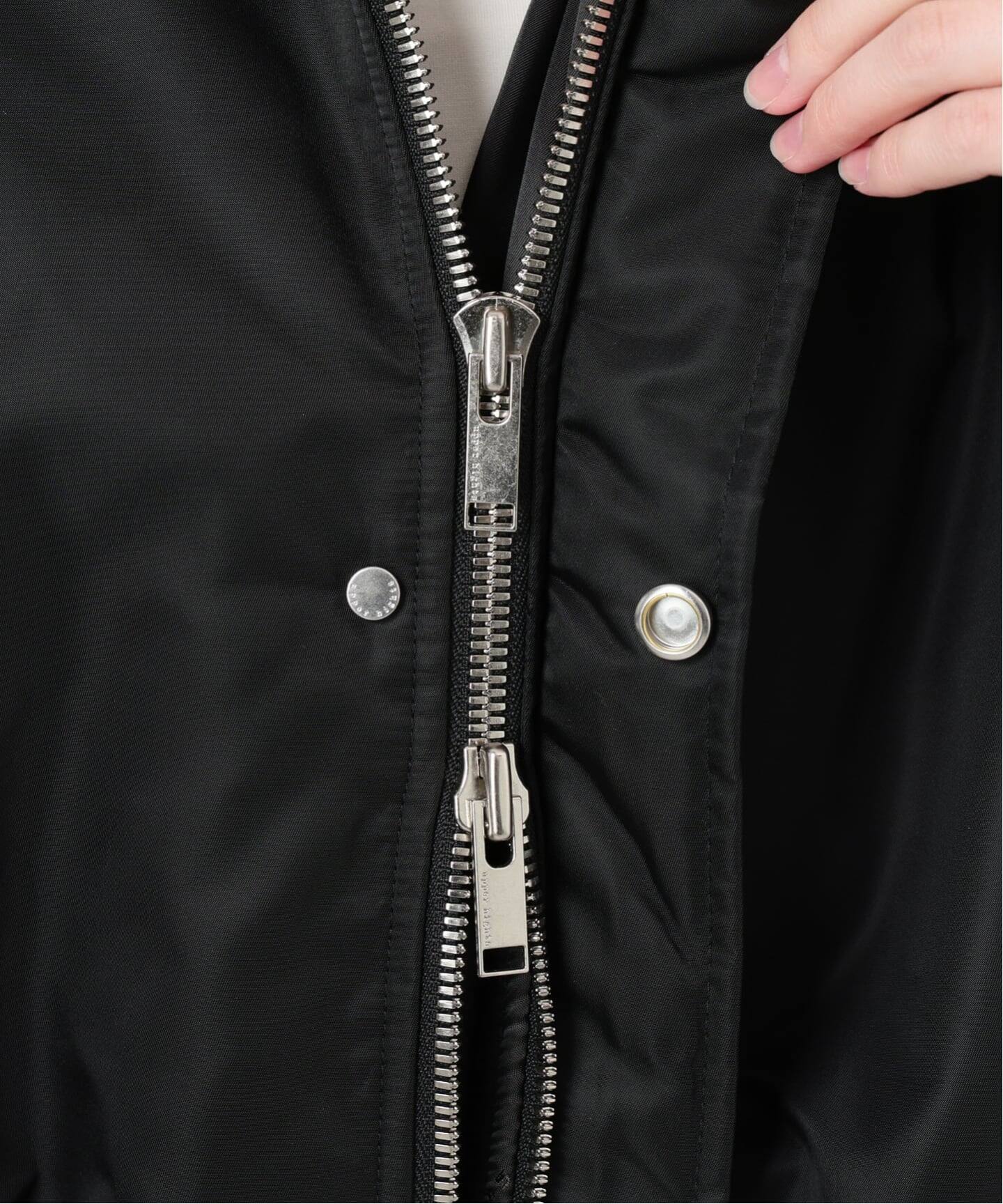 upper hights アッパーハイツ THE U-2 LONG HOODIE 403A37702BLK