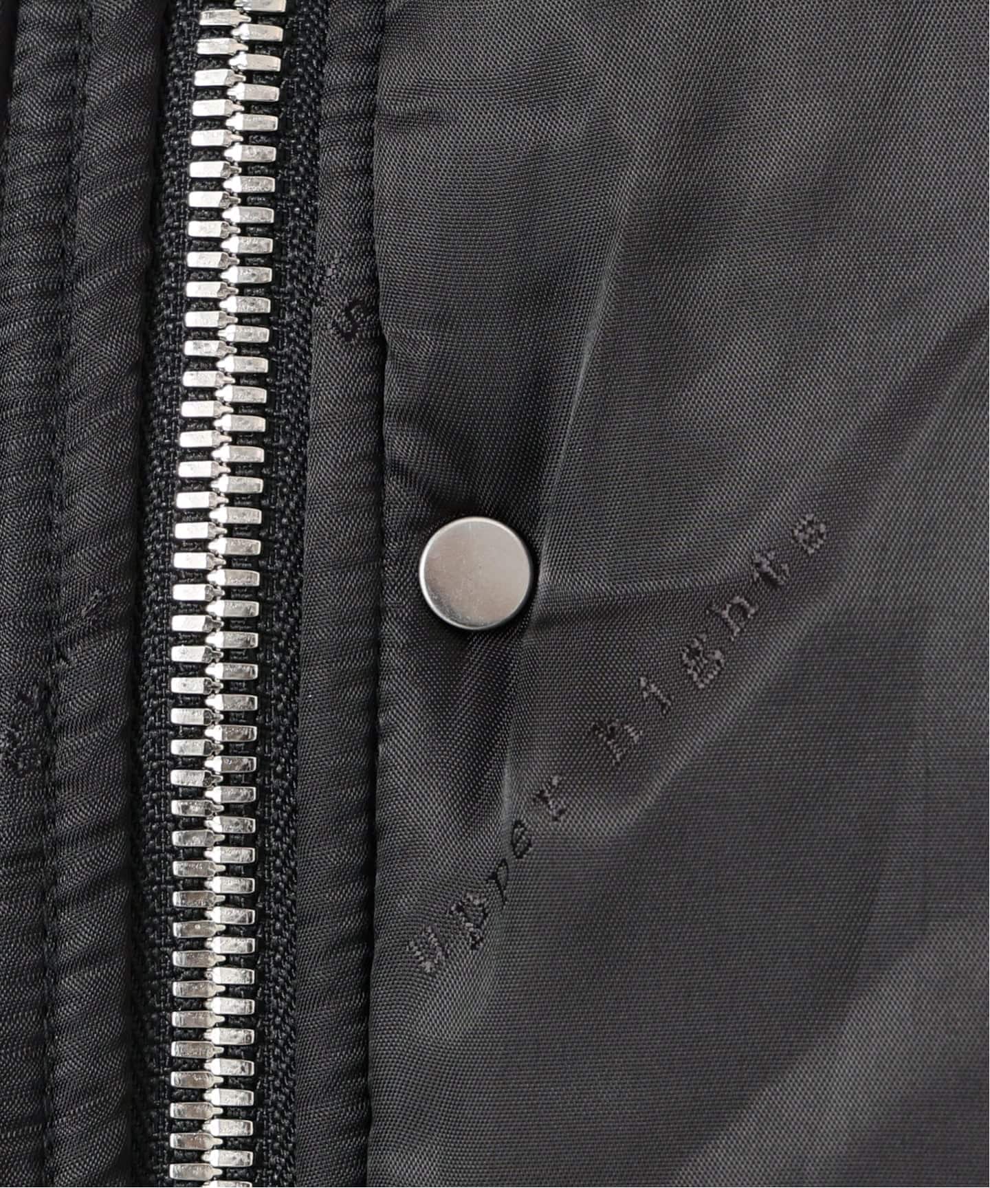upper hights アッパーハイツ THE U-2 LONG HOODIE 403A37702BLK
