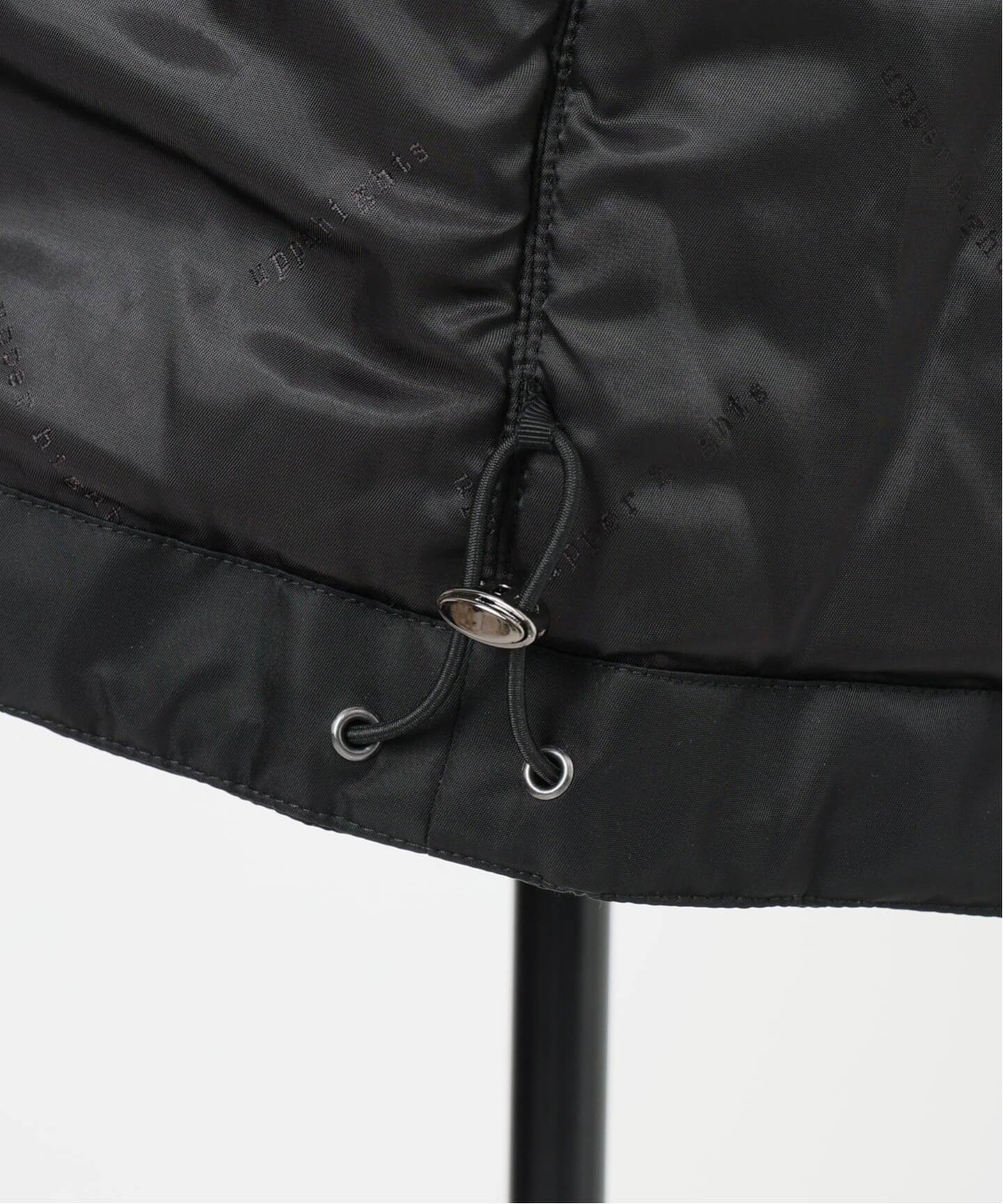 upper hights アッパーハイツ THE U-2 LONG HOODIE 403A37702BLK