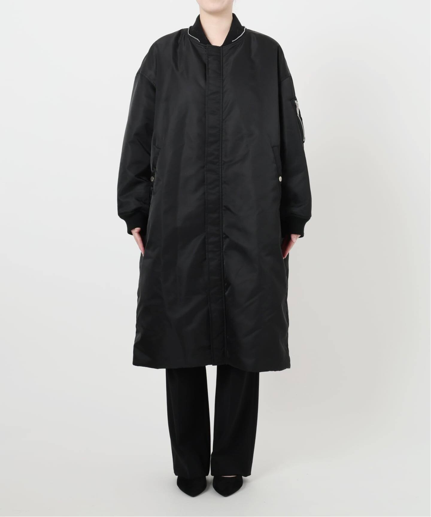 upper hights アッパーハイツ THE U-2 LONG HOODIE 403A37702BLK 