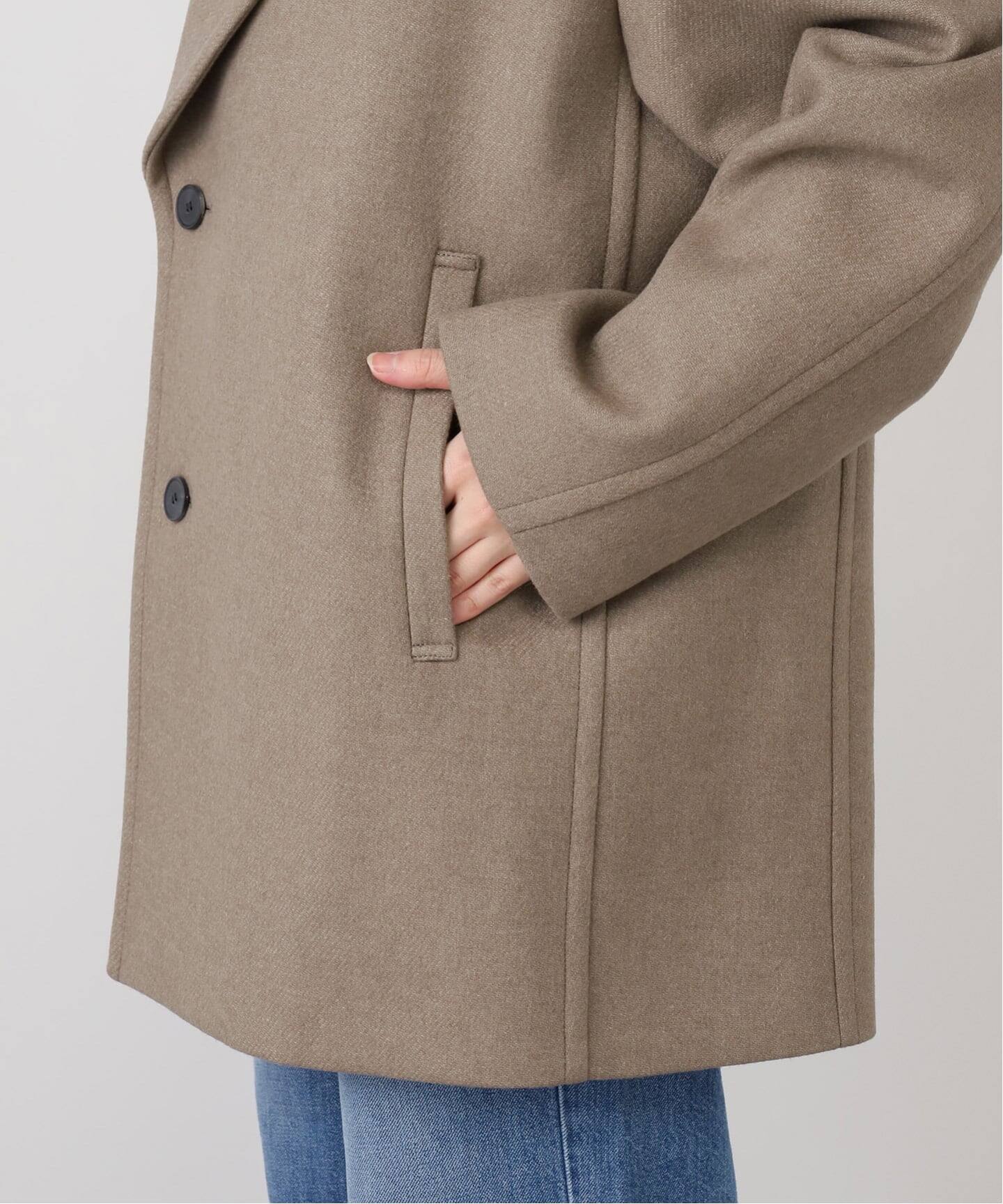 ATON エイトン Super 120s Double Melton ショートコート SCAGGW0 913