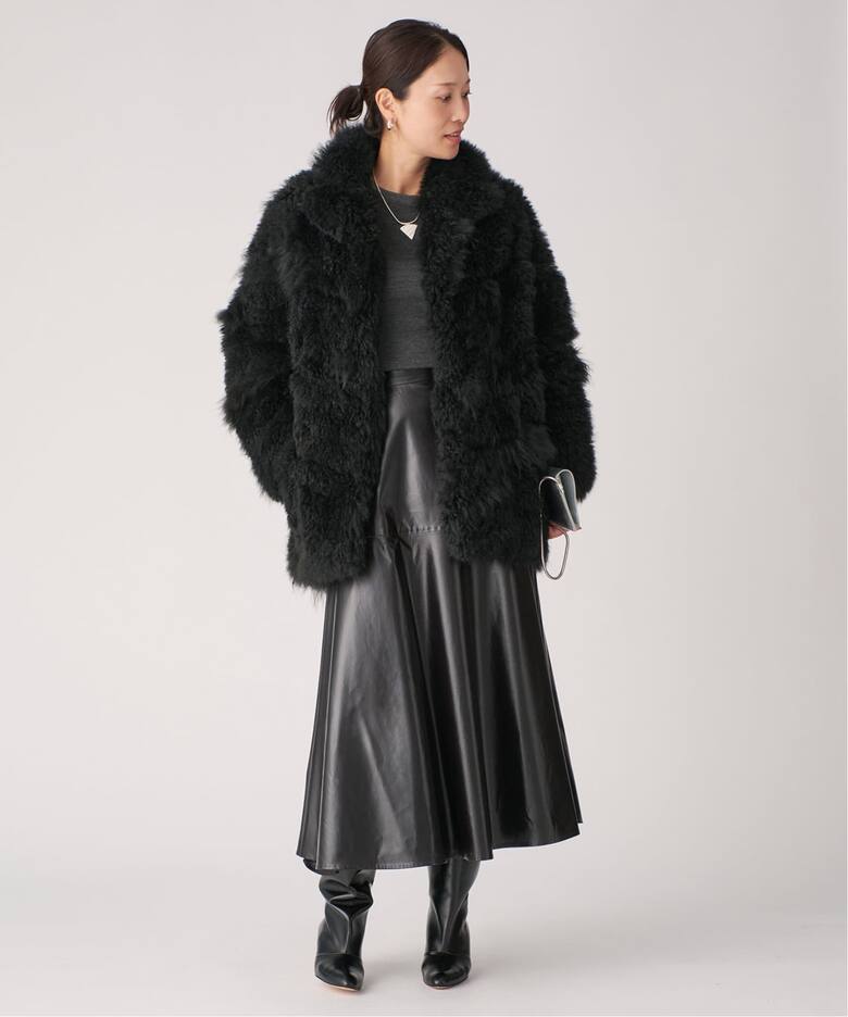SIMONETTA RAVIZZA シモネッタラヴィッツァ Cashmere Goat ファー 