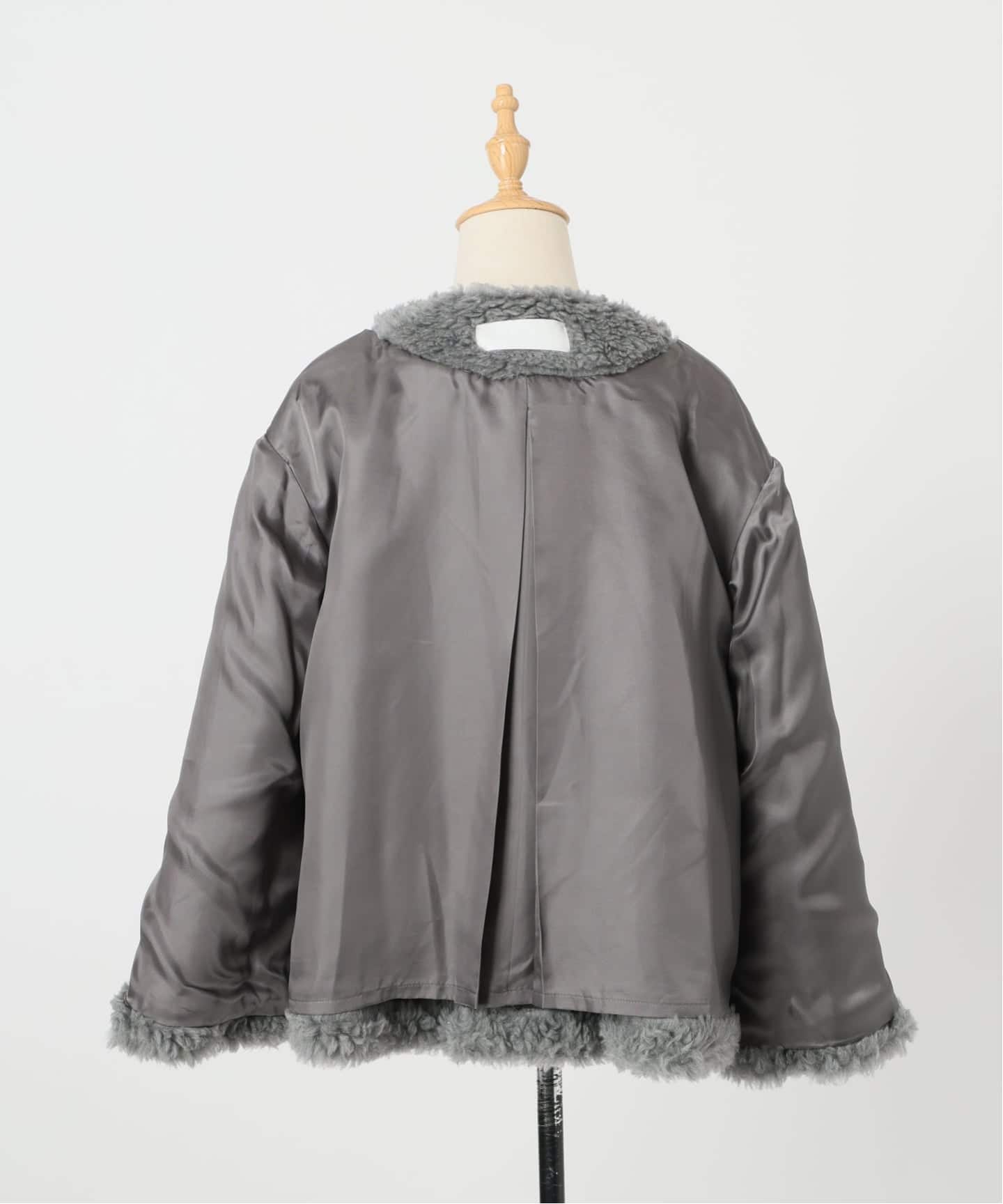 SAQUI サキ WOOL PILE SHORT COAT 25FW26（ボア・フリース）｜VERMEIL