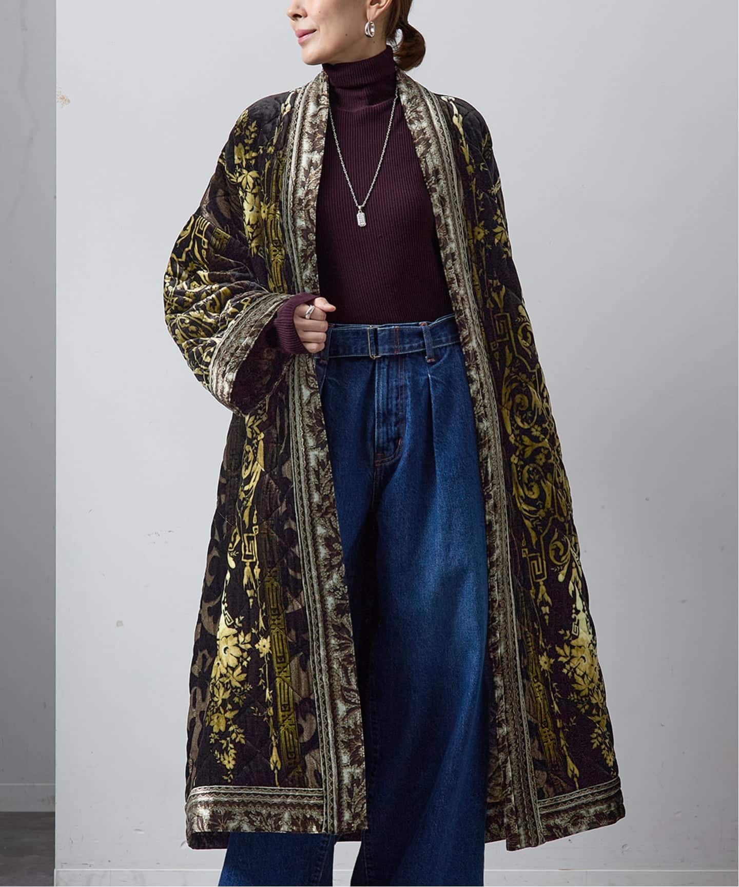 PIERRE LOUIS MASCIA ピエール ルイマーシャ Padded Kimono コート