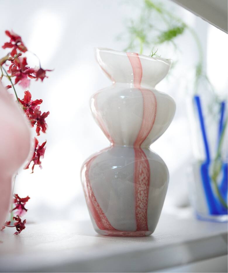 GLASS VASE CALCOLO フラワーベース 花器 花瓶（フラワーベース 
