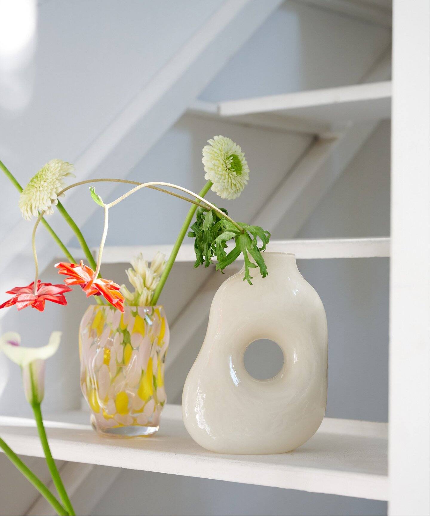 GLASS VASE NUVOLA フラワーベース 花器 花瓶（フラワーベース