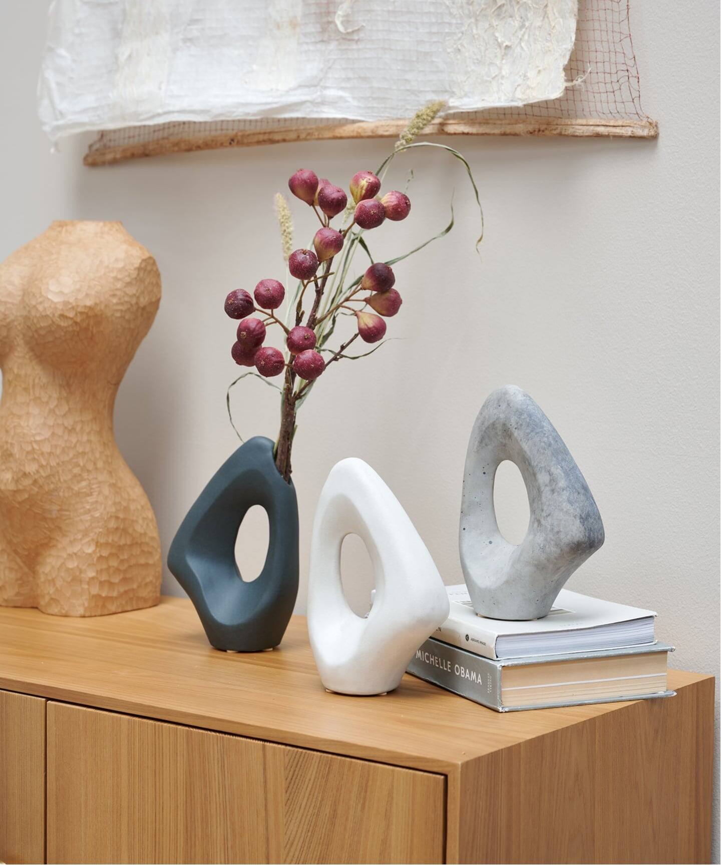 FLOWER VASE SCULPTURE フラワーベース 花器（フラワーベース