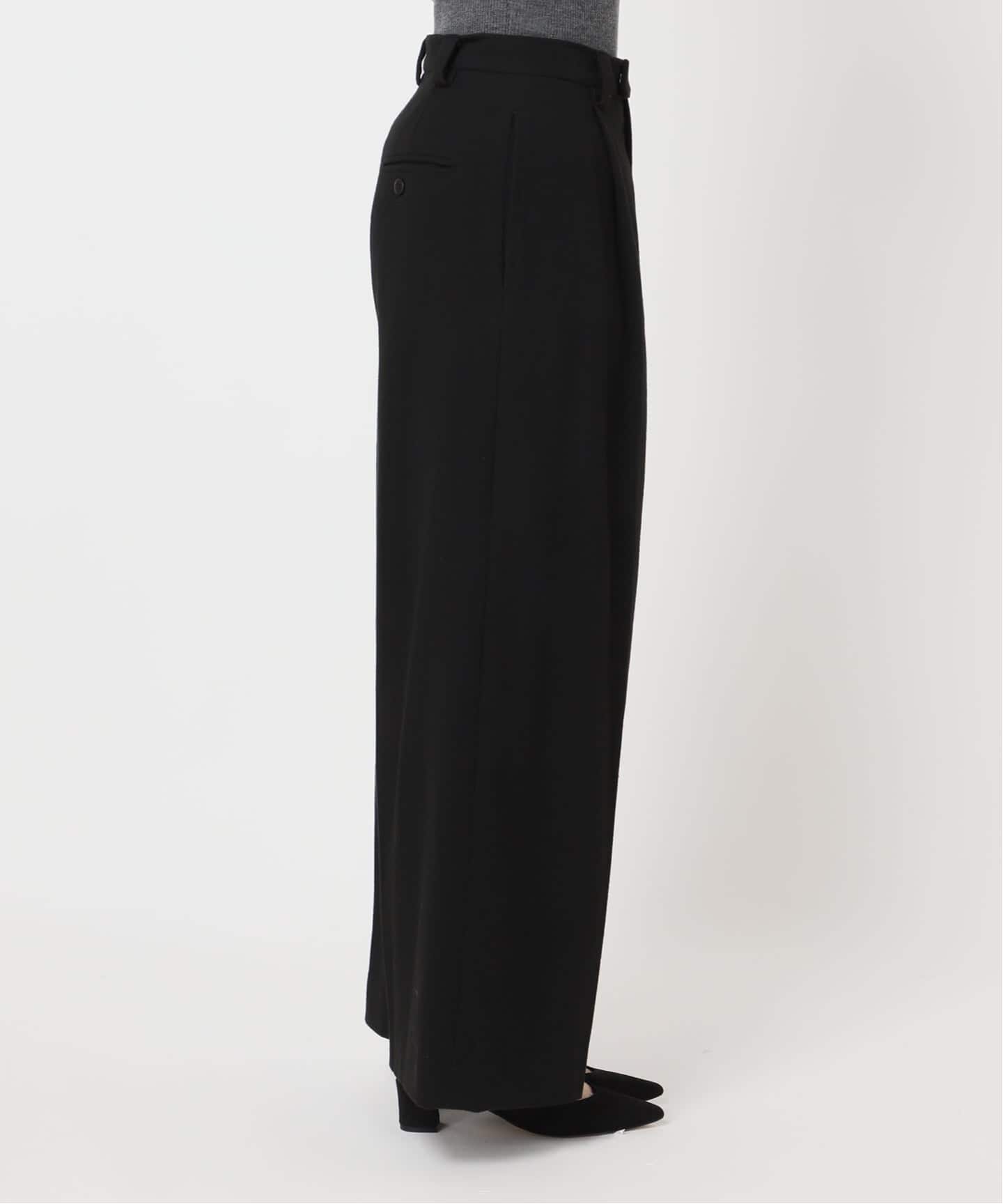 パンツ single preated pants EX. STRETCHED HYBRID WIDE TAPERED PANTS | White Monutaineering