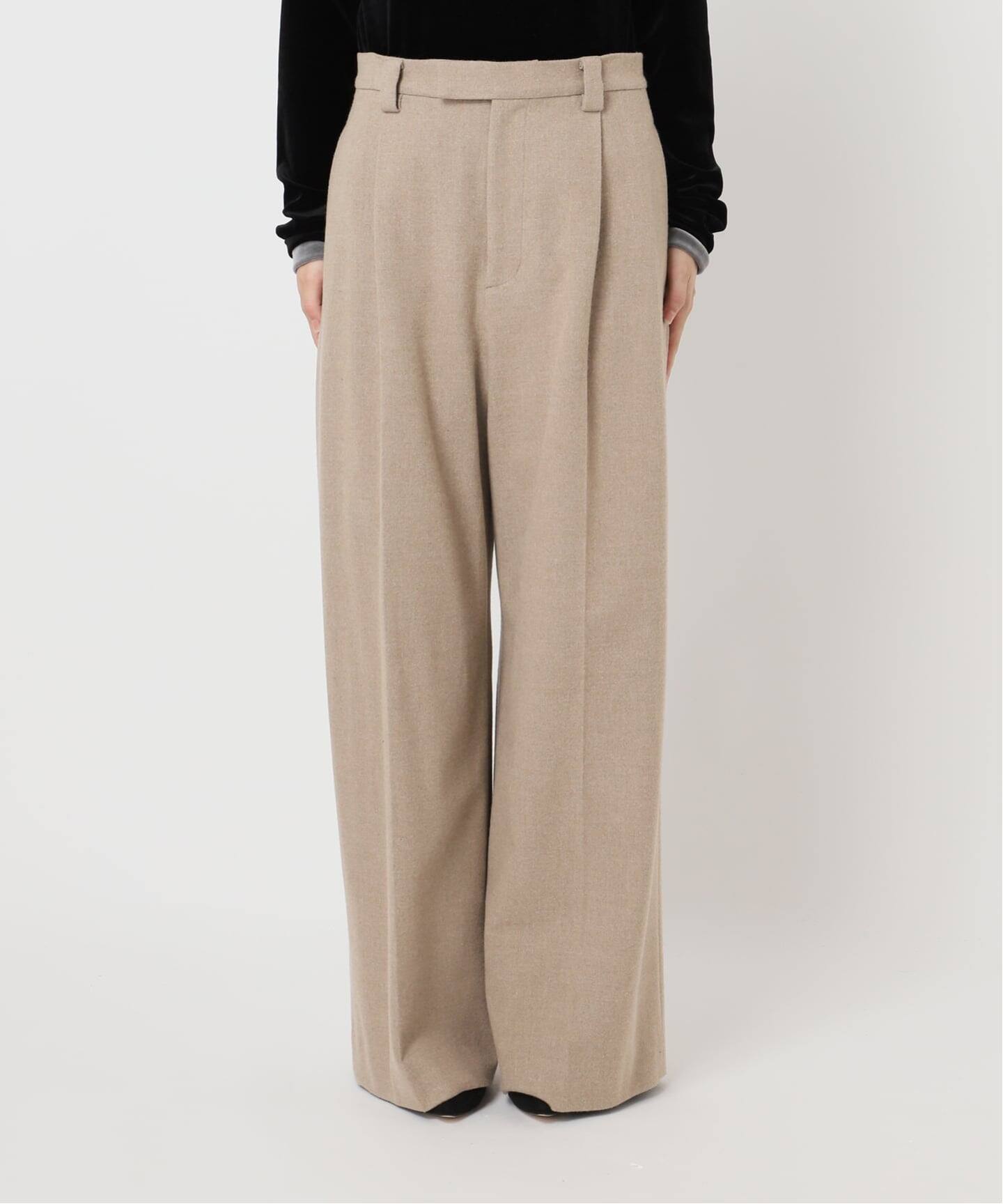 予約》SINGLE TUCK WIDE パンツ（スラックス）｜CITYSHOP
