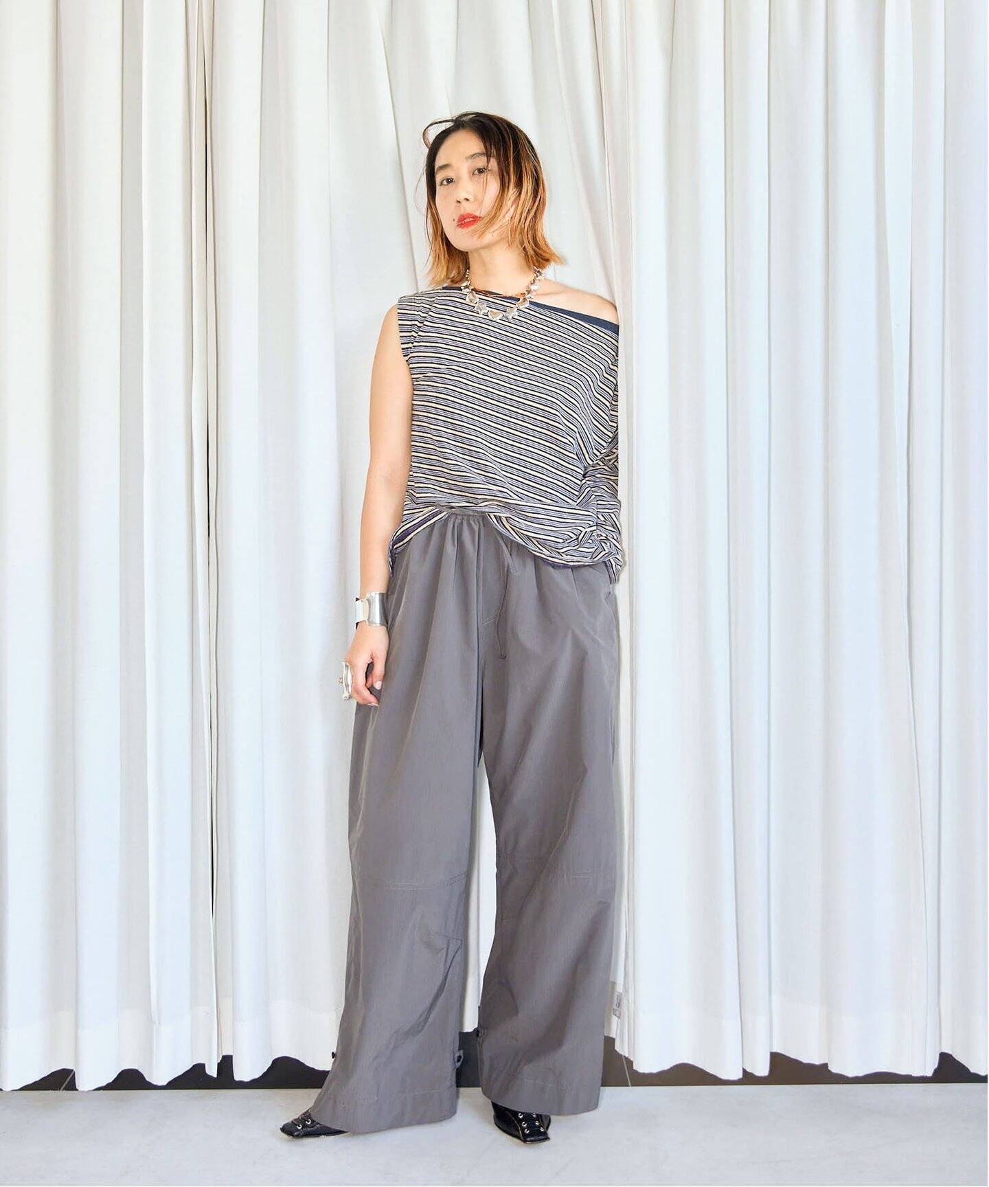 予約》NYLON GATHER パンツ（その他パンツ）｜CITYSHOP（シティ  