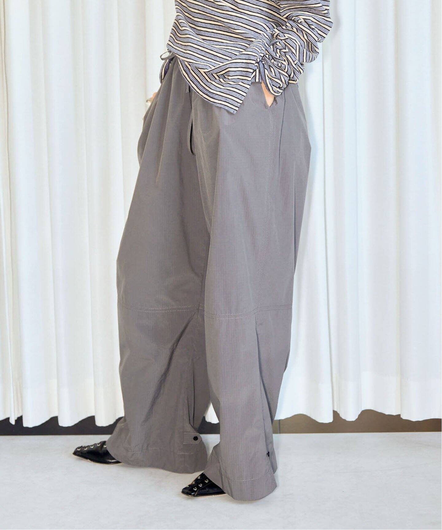 NYLON GATHER パンツ（その他パンツ）｜CITYSHOP（シティ