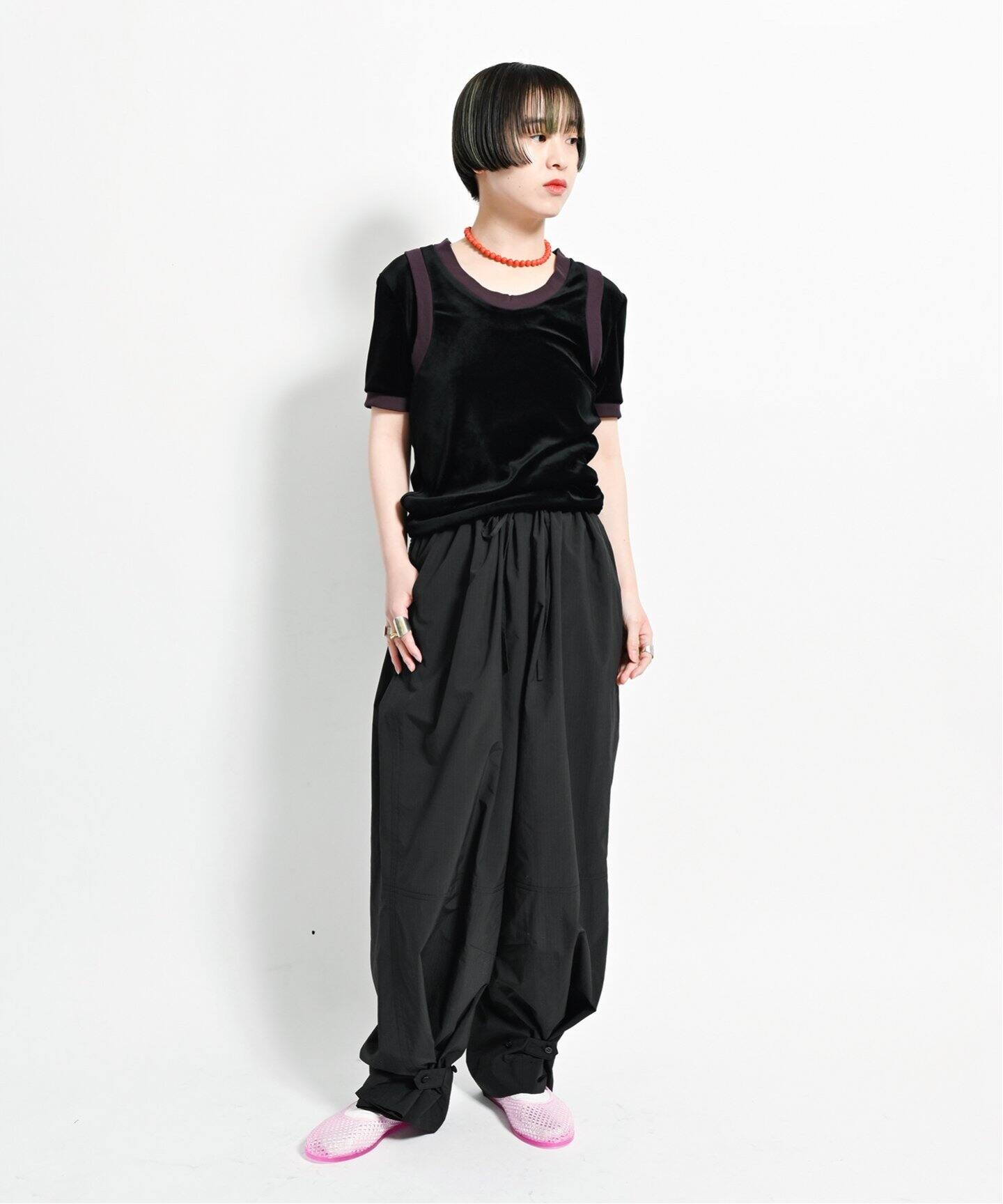 NYLON GATHER パンツ（その他パンツ）｜CITYSHOP（シティ