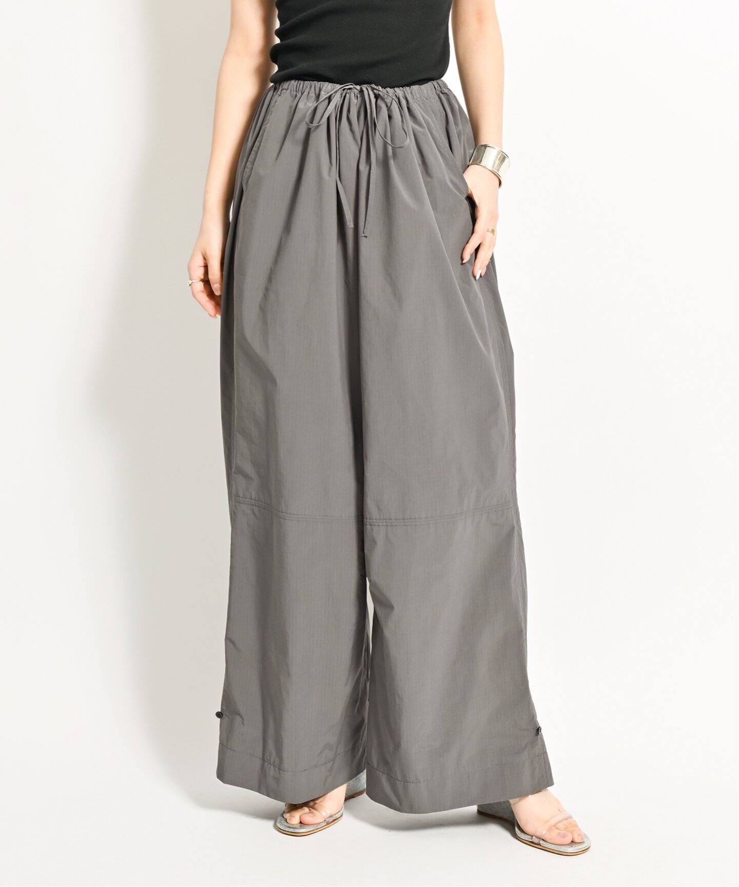 【新品未使用タグ付】シティショップ LLIC GATHERING パンツ NYLON GATHER パンツ（その他パンツ）｜CITYSHOP（シティ