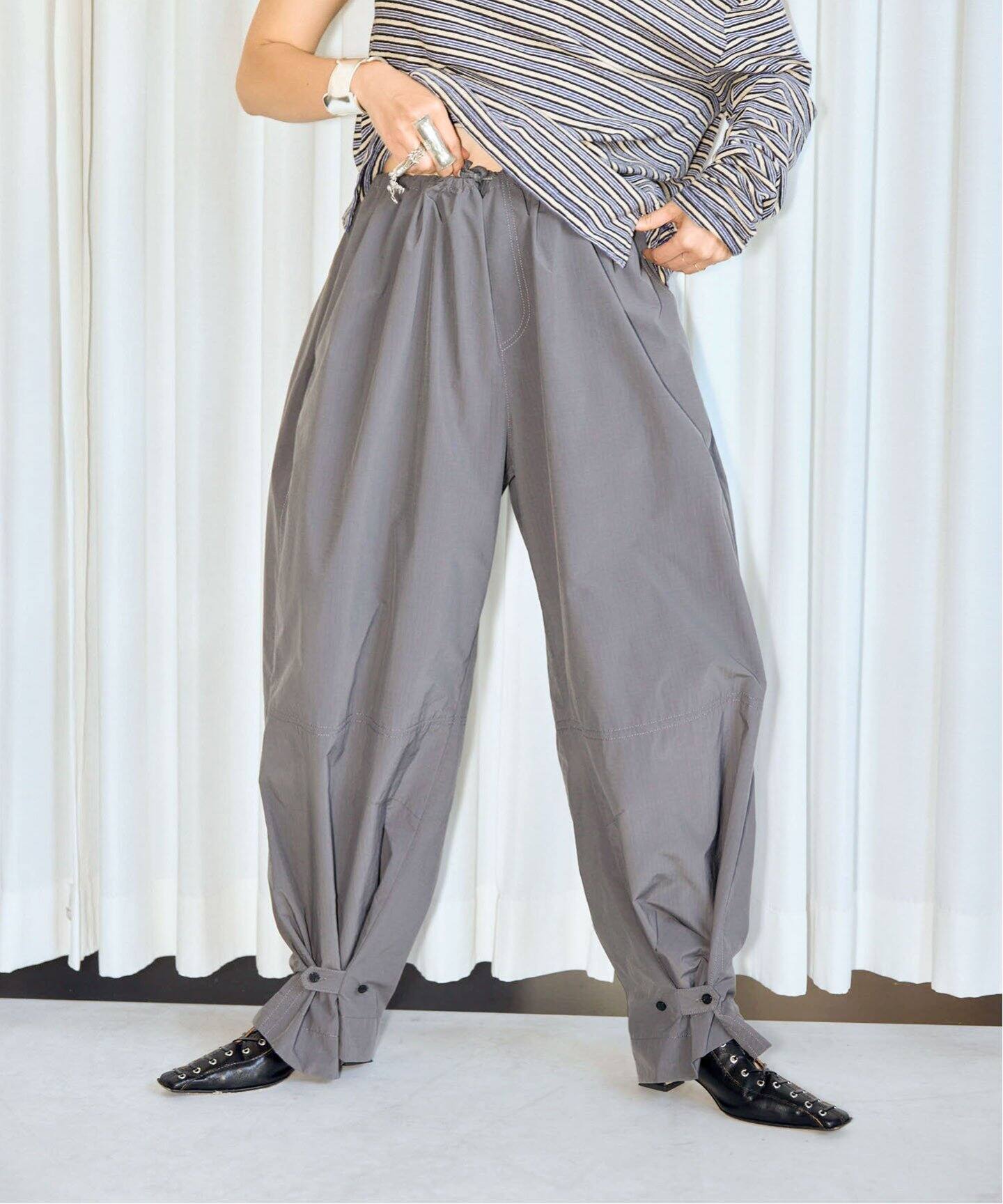 予約》NYLON GATHER パンツ（その他パンツ）｜CITYSHOP（シティ  