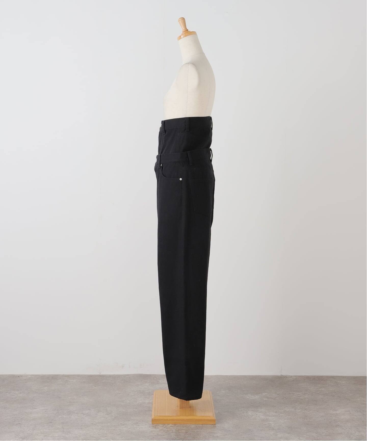いくら◆QUIITO◆W WAIST DENIM PT デニムパンツ 36 QUIITO / W WAIST DENIM PT - HEIRLOOM