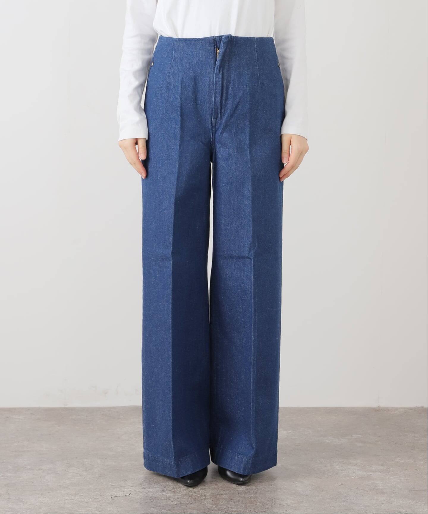 QUIITO NO DETAIL DENIM PANTS Q25A-T051：デニムパンツ（デニムパンツ