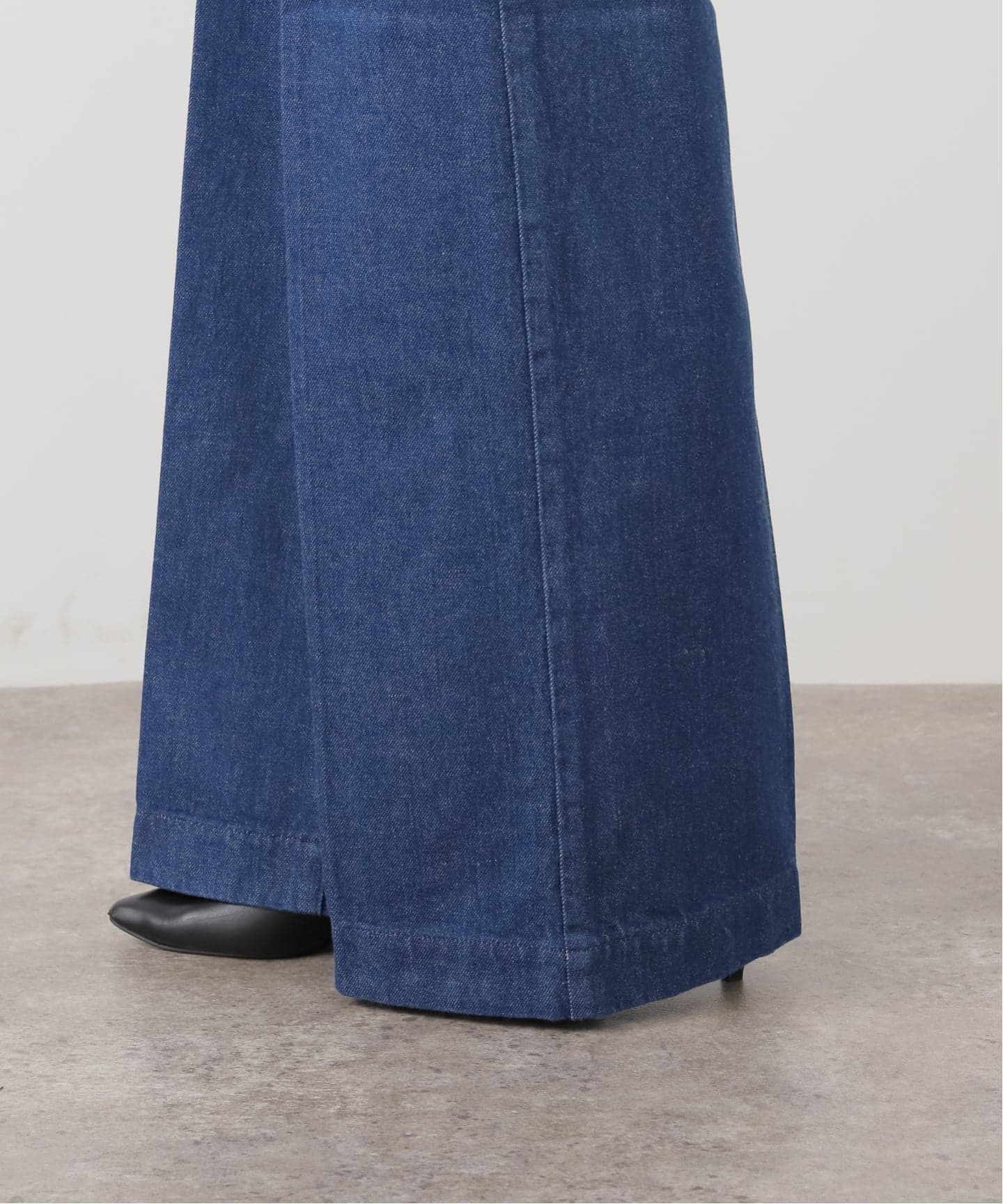 QUIITO NO DETAIL DENIM PANTS Q25A-T051：デニムパンツ（デニムパンツ