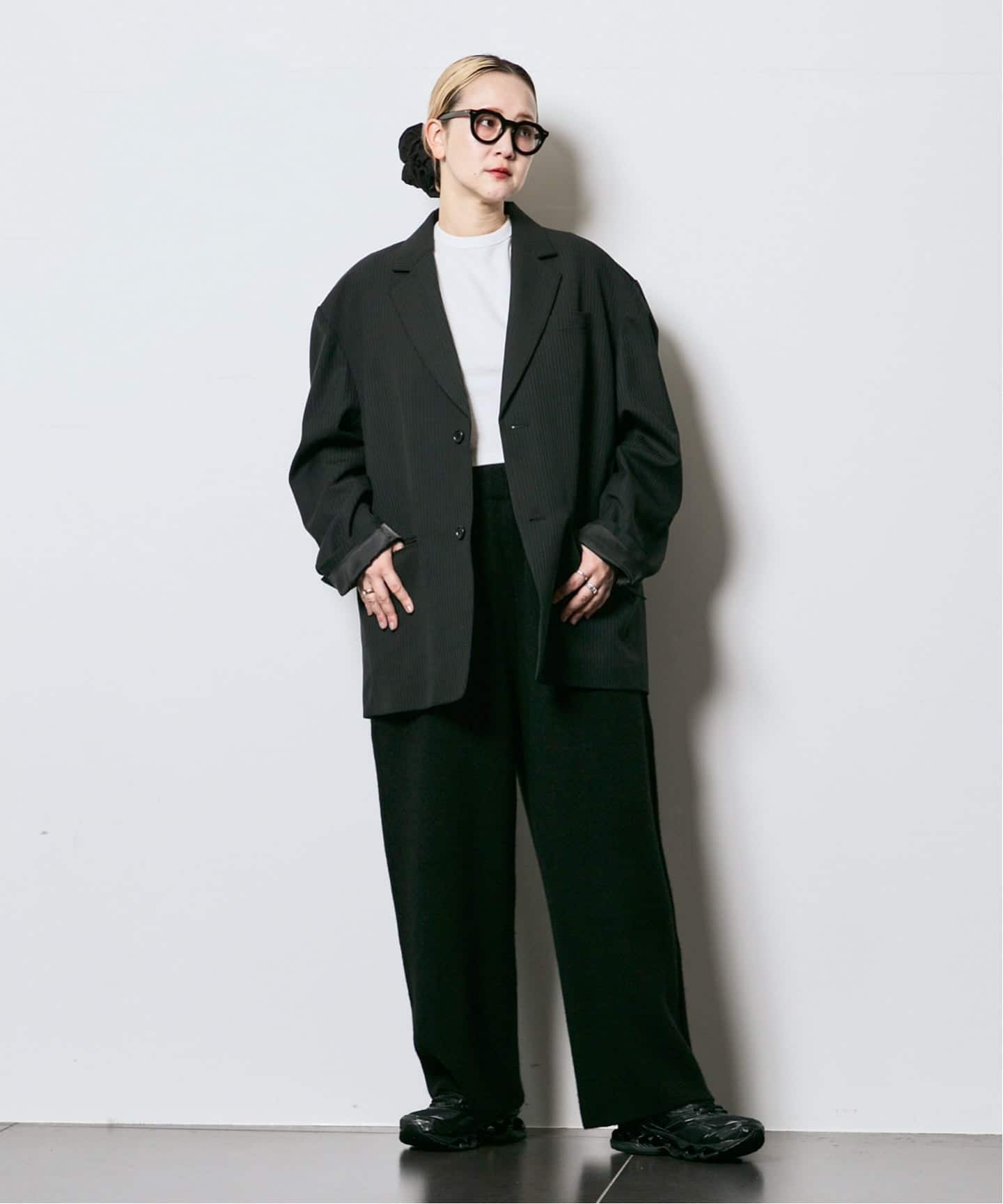 SEEALL KNIT BUGGY PANTS SAU51/KJ687S：ニットパンツ（その他