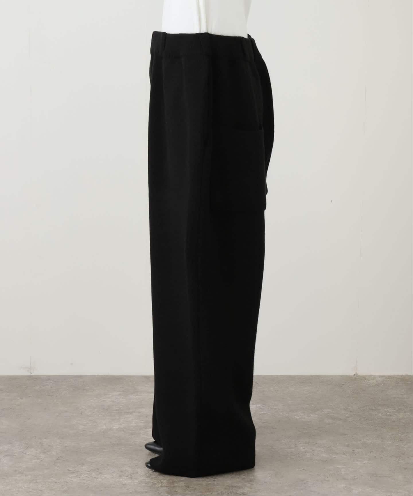 SEEALL KNIT BUGGY PANTS SAU51/KJ687S：ニットパンツ（その他パンツ