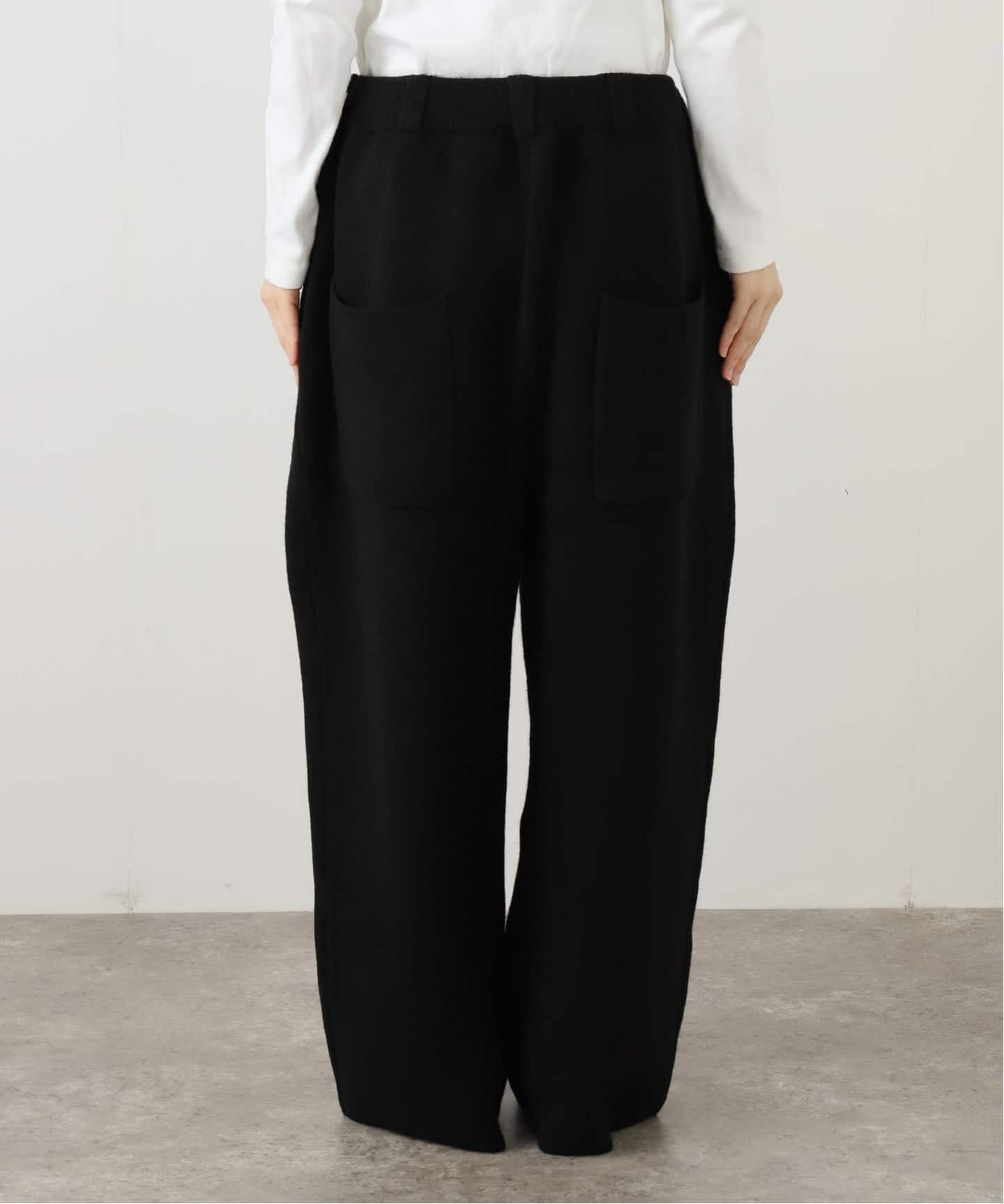 SEEALL KNIT BUGGY PANTS SAU51/KJ687S：ニットパンツ（その他パンツ