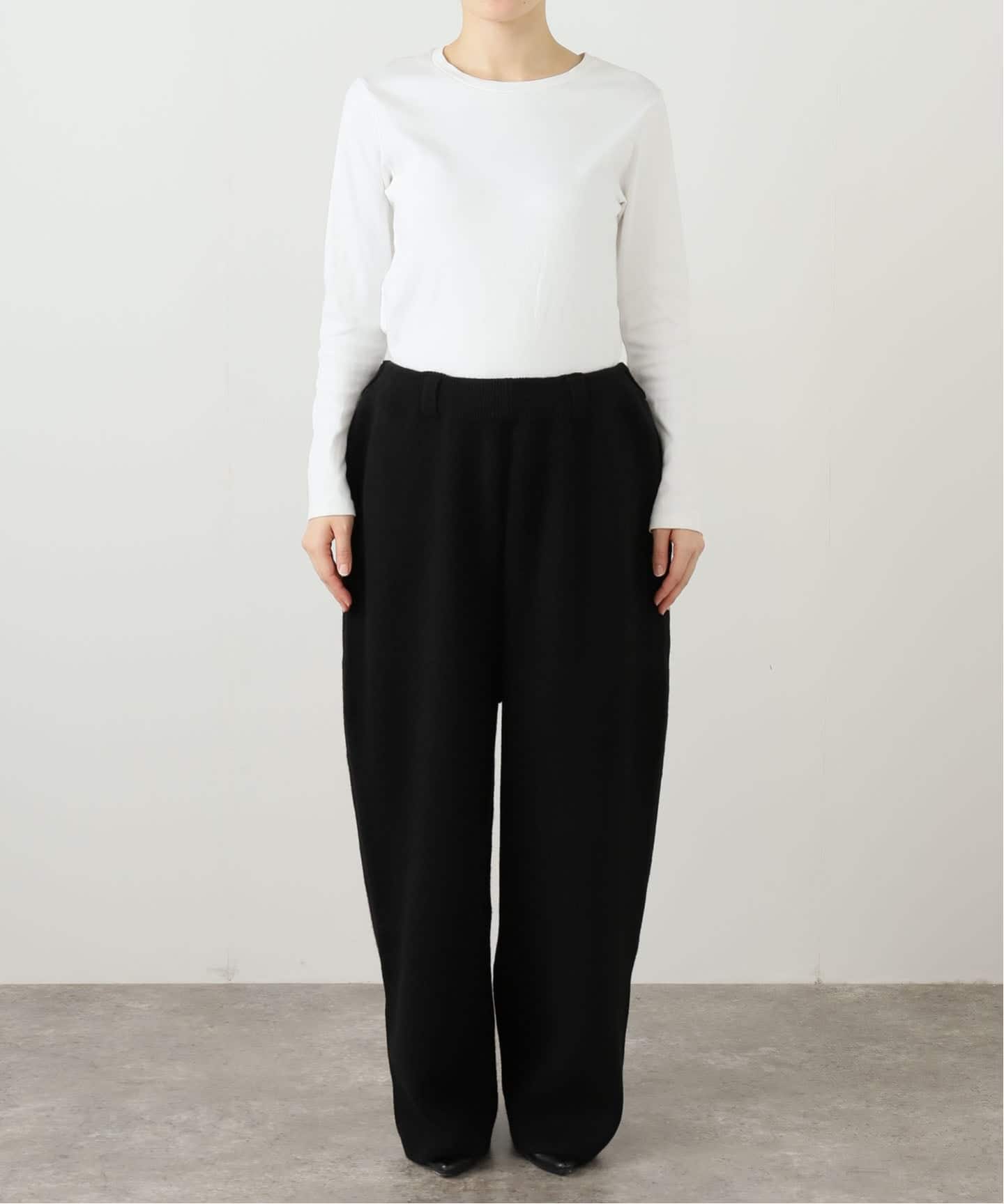 SEEALL KNIT BUGGY PANTS SAU51/KJ687S：ニットパンツ（その他パンツ