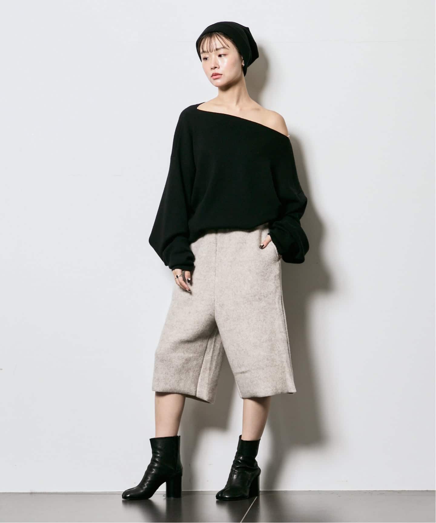 エスルドパンツ SEEALL CROPPED BUGGY SWEAT PANTS SAW51/SW903：スウェット