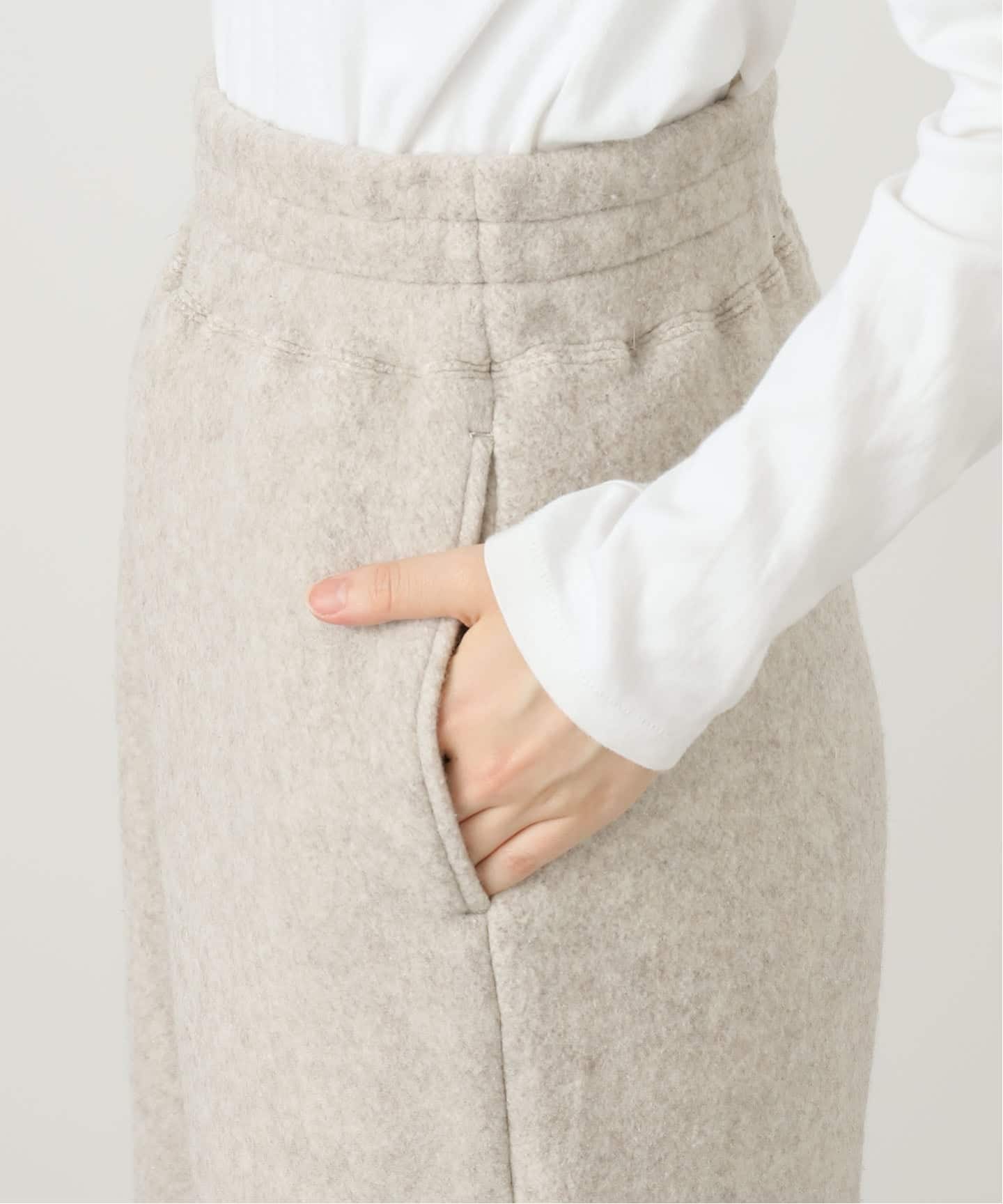 SEEALL CROPPED BUGGY SWEAT PANTS SAW51/SW903：スウェット
