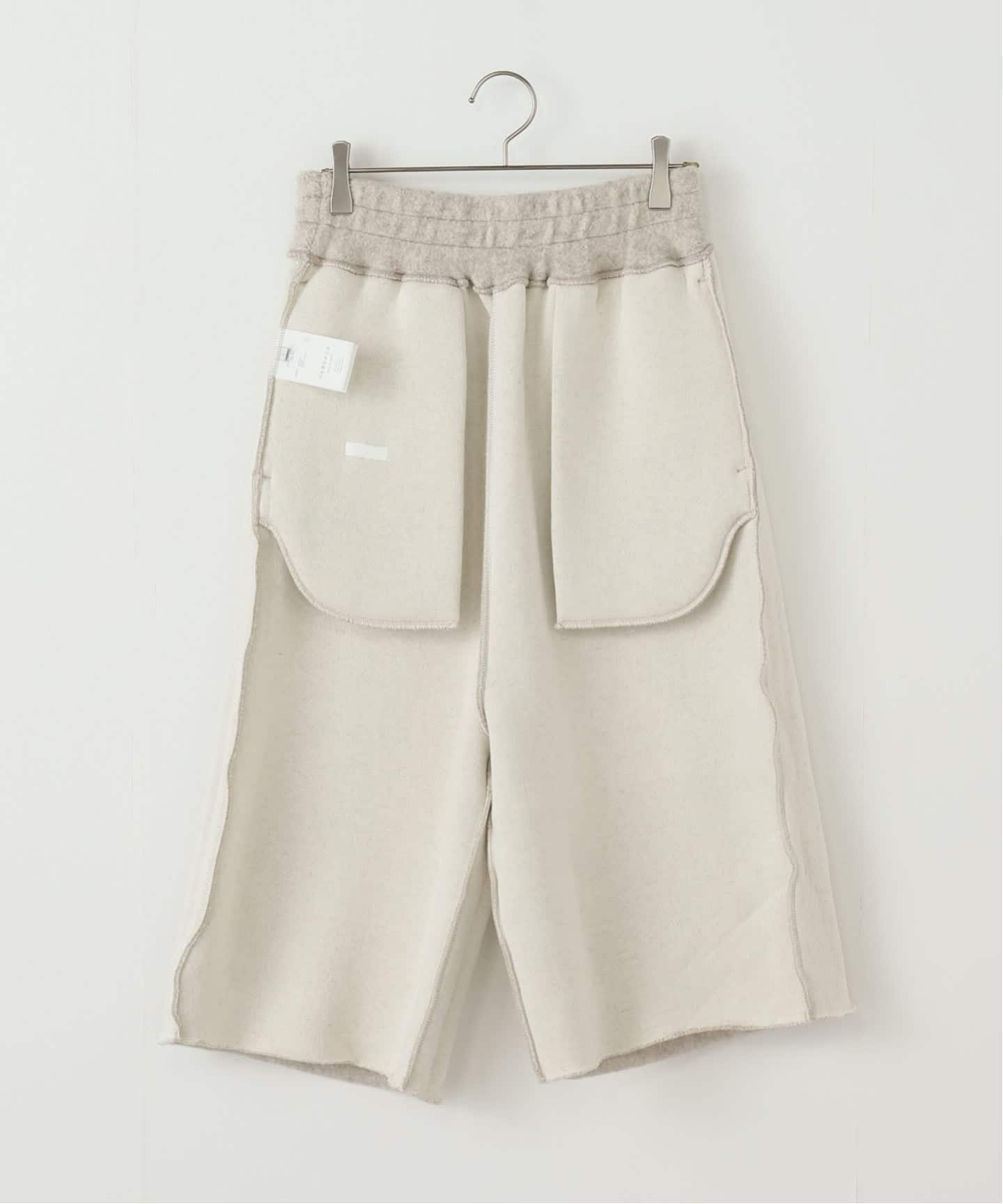 SEEALL CROPPED BUGGY SWEAT PANTS SAW51/SW903：スウェット