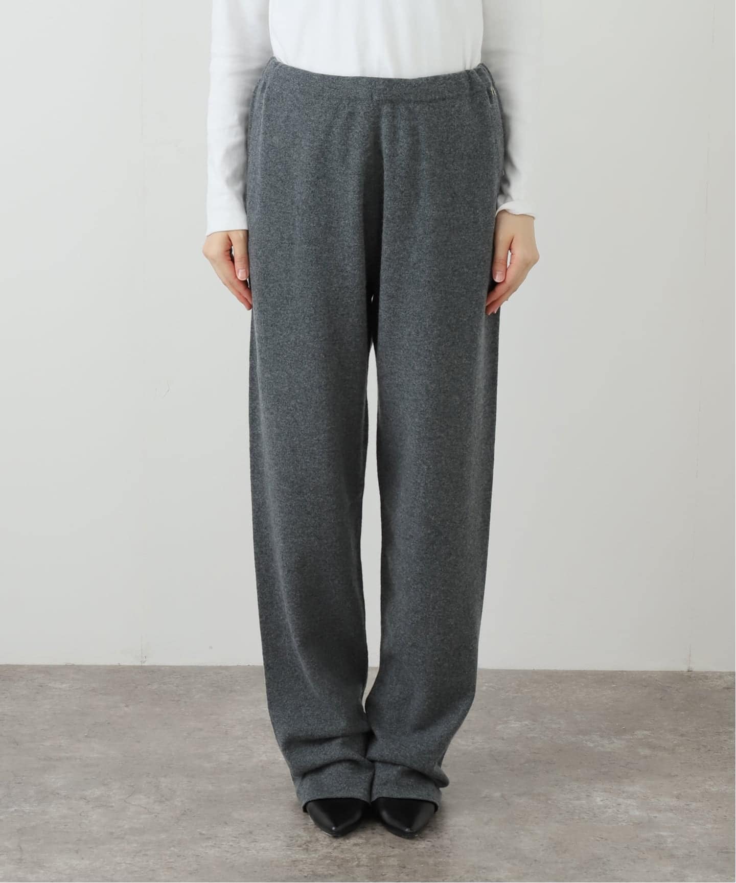 希少 カシミヤ extreme cashmere パンツ フリーサイズ EXTREME CASHMERE/エクストリームカシミヤ】 jogging：パンツ