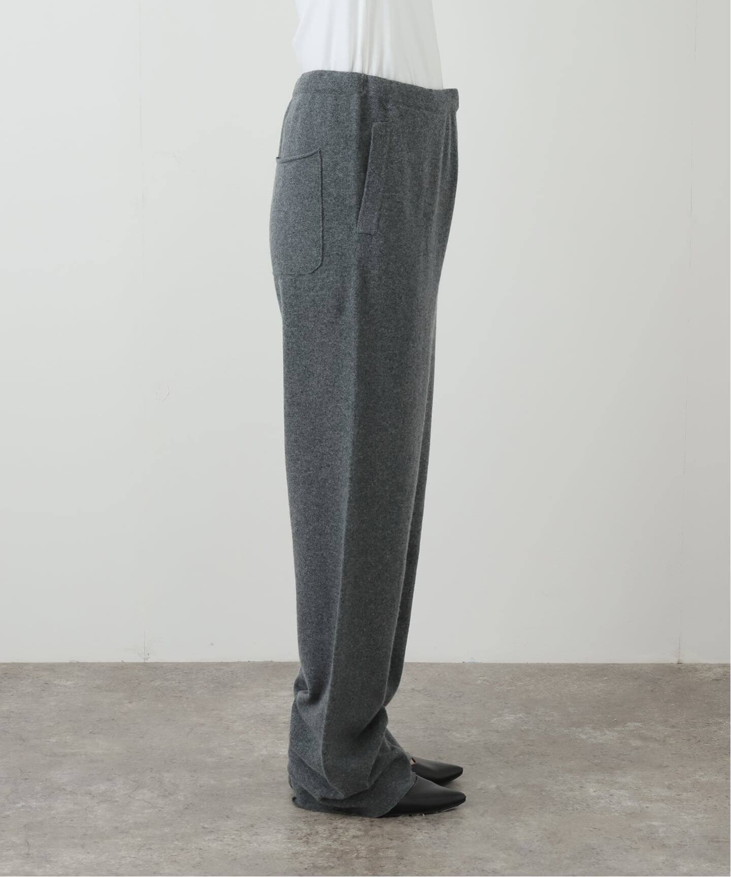 【週末価格】サイズ1/グレー/CASHMERE TROUSERS J'aDoRe・店舗限定】【extreme cashmere】relax/ニットパンツ (パンツ