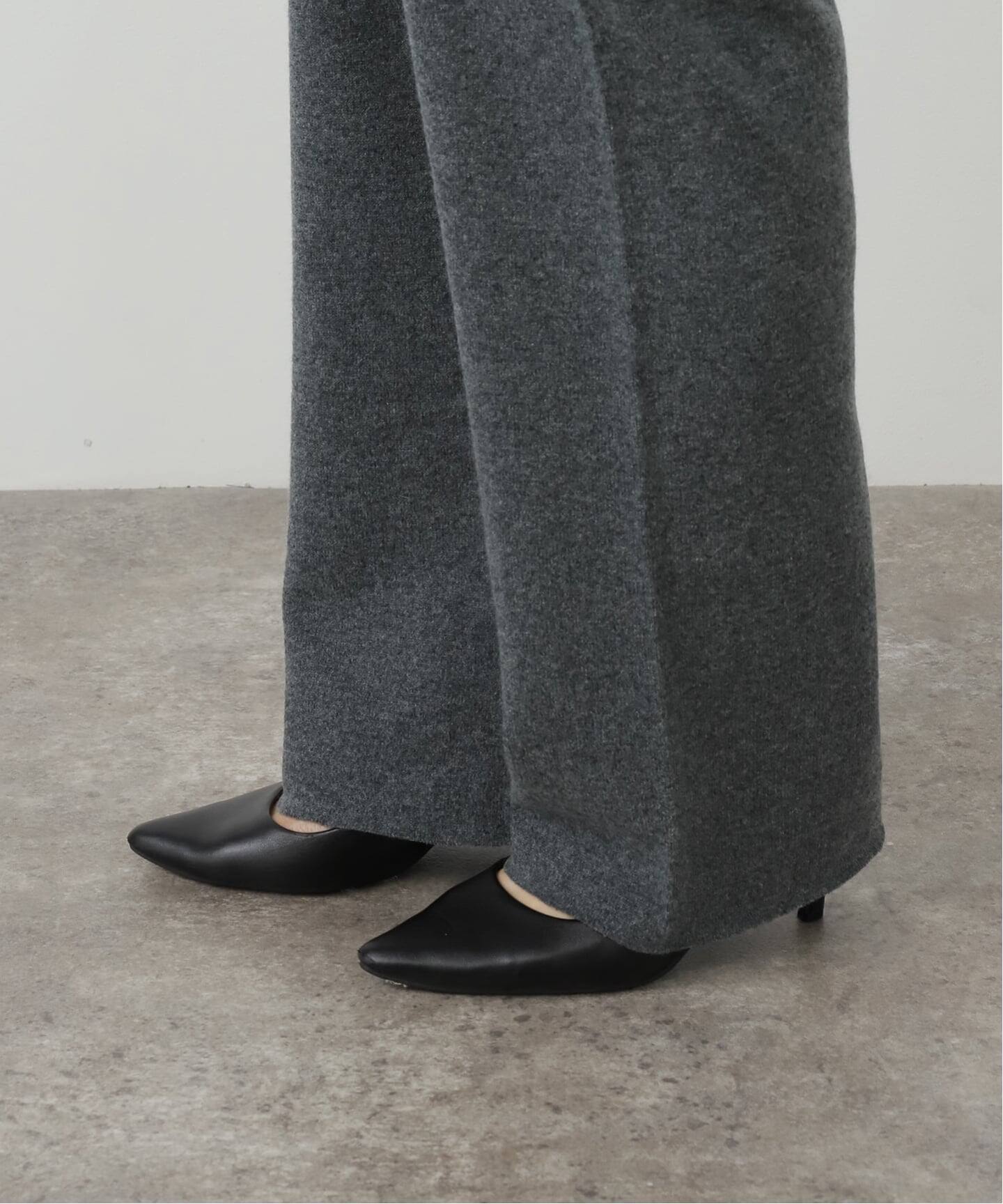 新品未使用　extreme cashmere パンツ extreme cashmere wide-leg pants ribbed – 387 strut