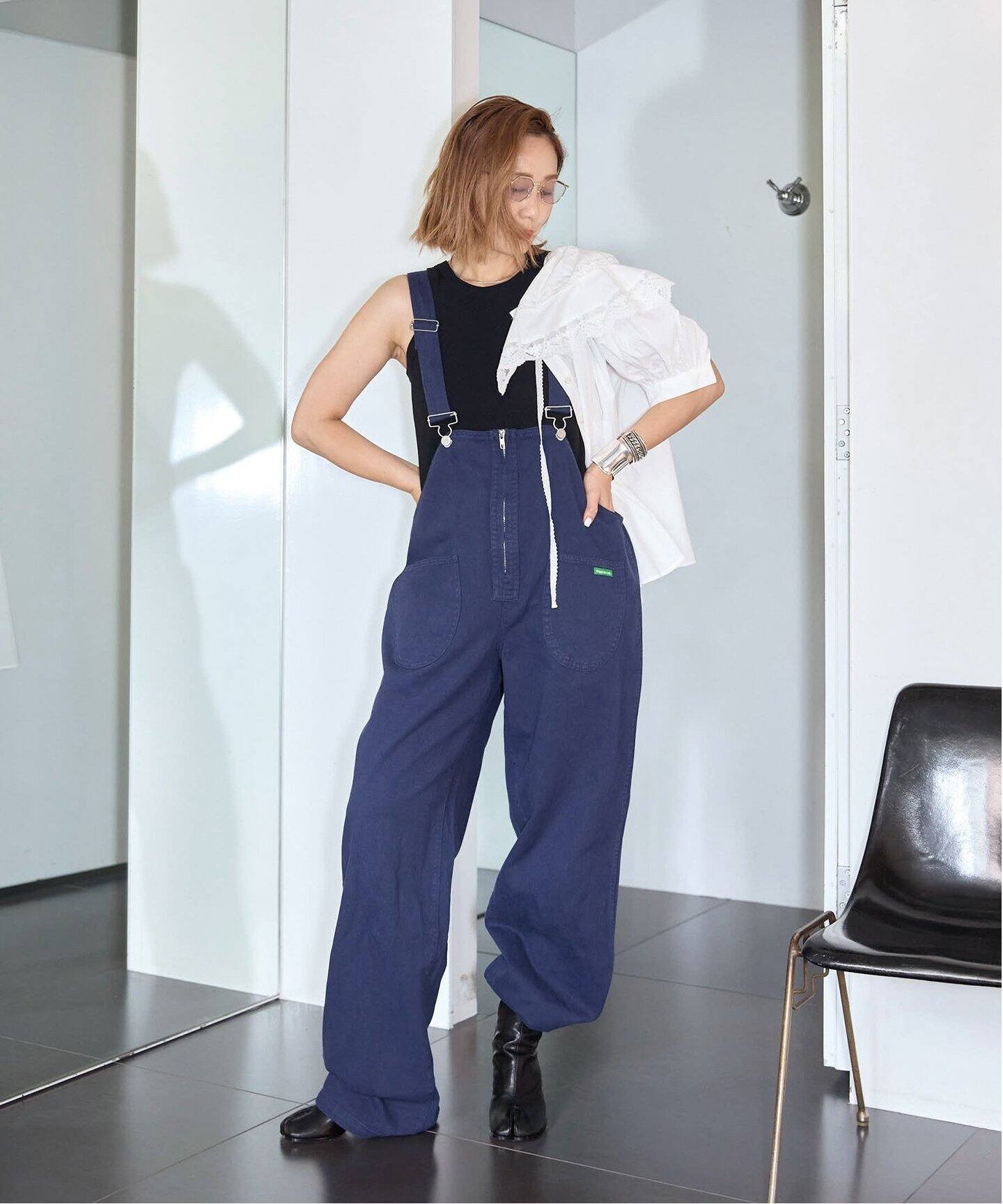 GREEN BUTTER ZIPPER オーバーオール（サロペット