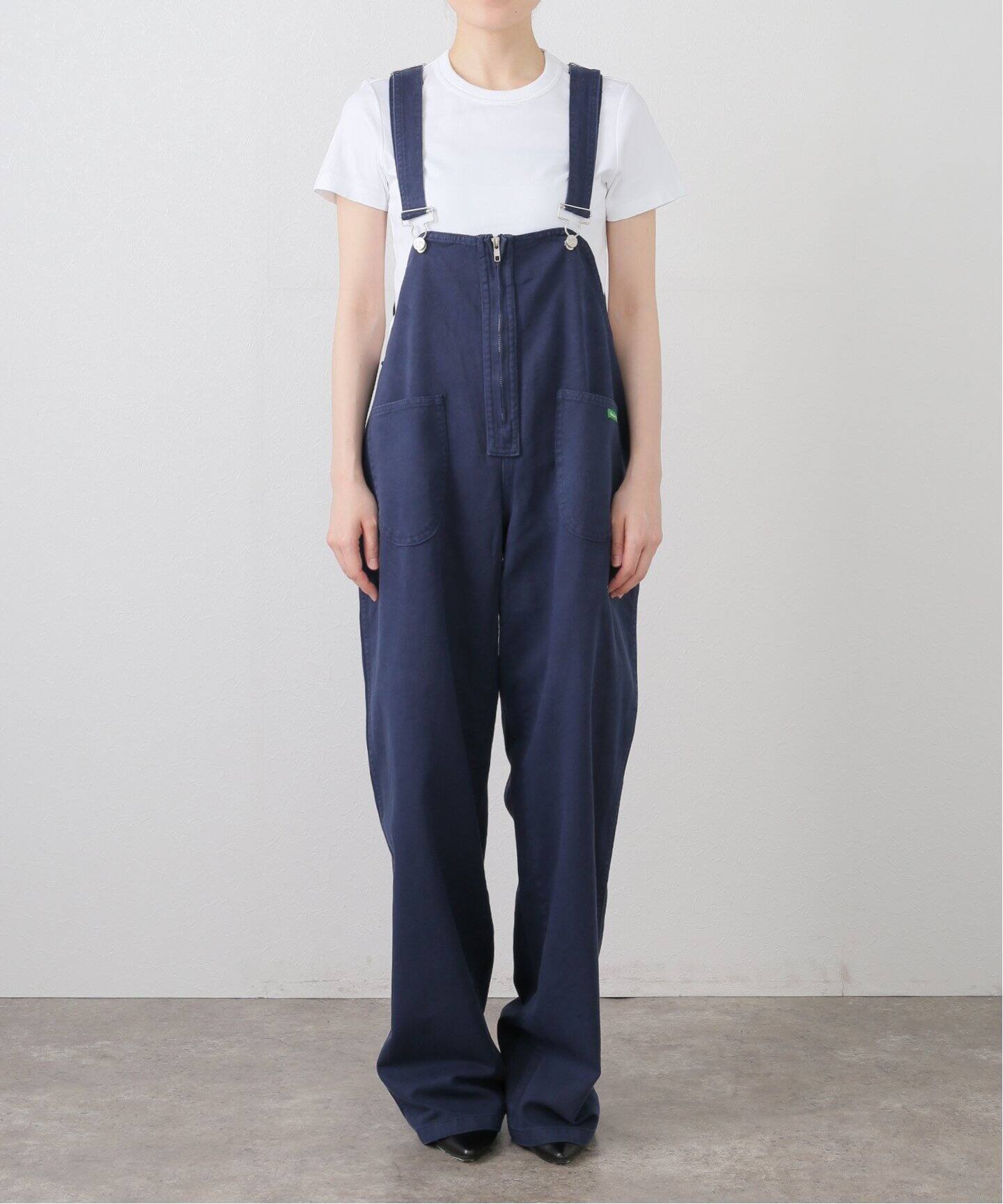 ぐりこ　CITYSHOP オーバーオール 2 GREEN BUTTER ZIPPER オーバーオール（サロペット