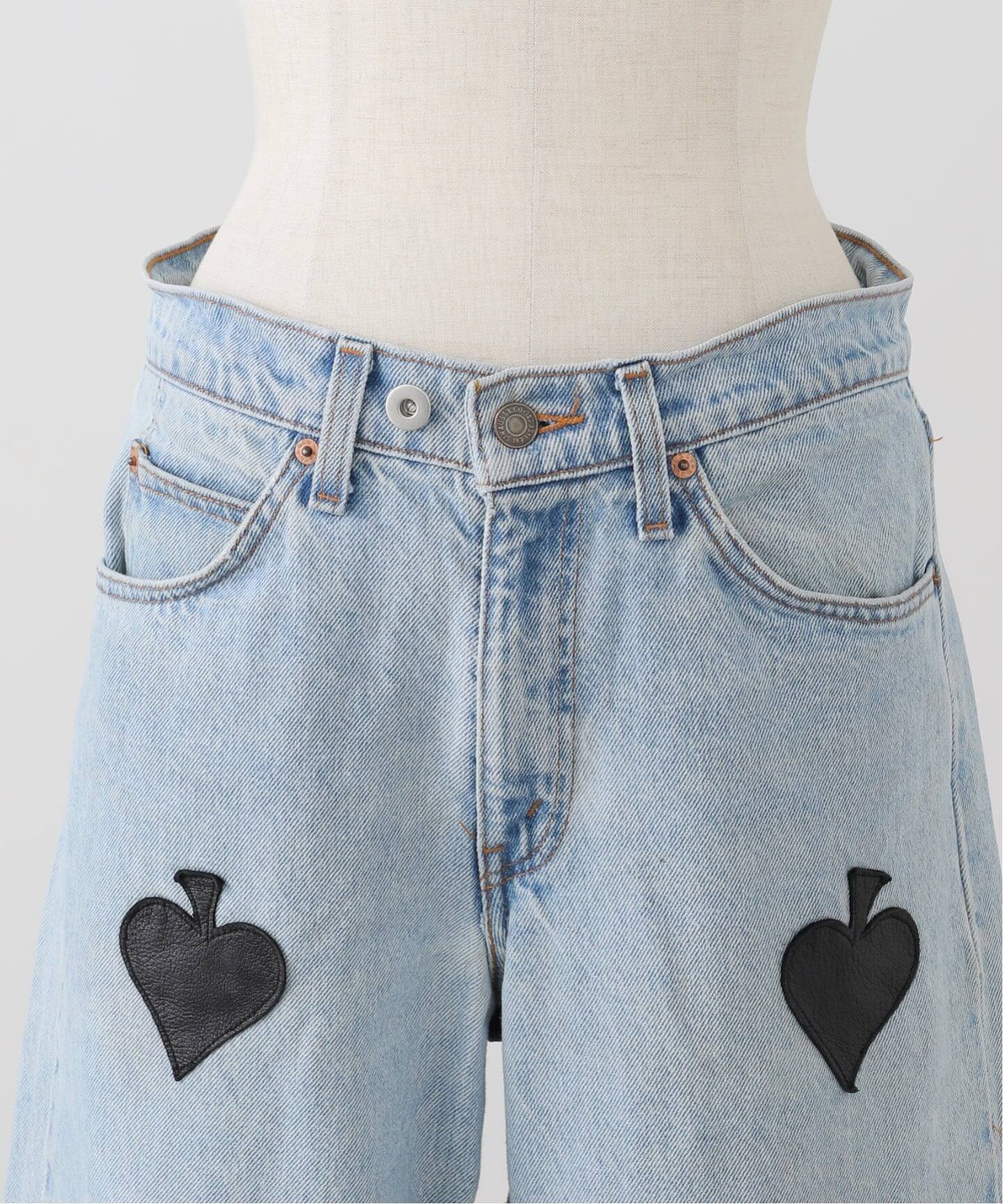 デニム・ジーパン No.0819 horse patch denim PT (3color) Tanc TOKYO(タンクトウキョウ)のSPADE PATCH BUGGY REMAKE DENIM