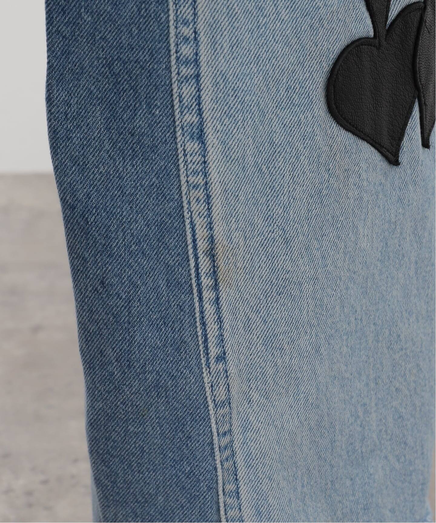 TanC TOKYO タンクトウキョウ デニム スペード バギー ジーンズ TanC TOKYO(タンクトウキョウ) / SPADE PATCH BUGGY REMAKE DENIM