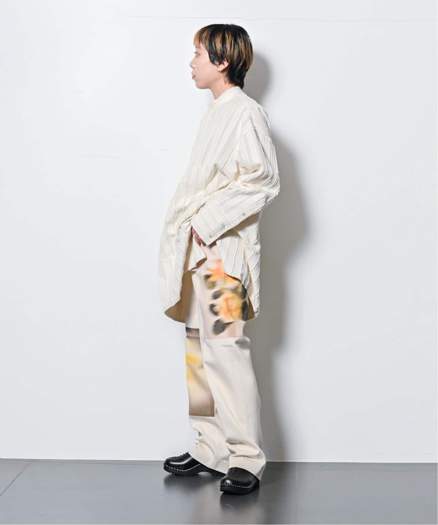 TANAKA THE JEAN TROUSERS ST-2-(F) YR：デニムパンツ（デニム