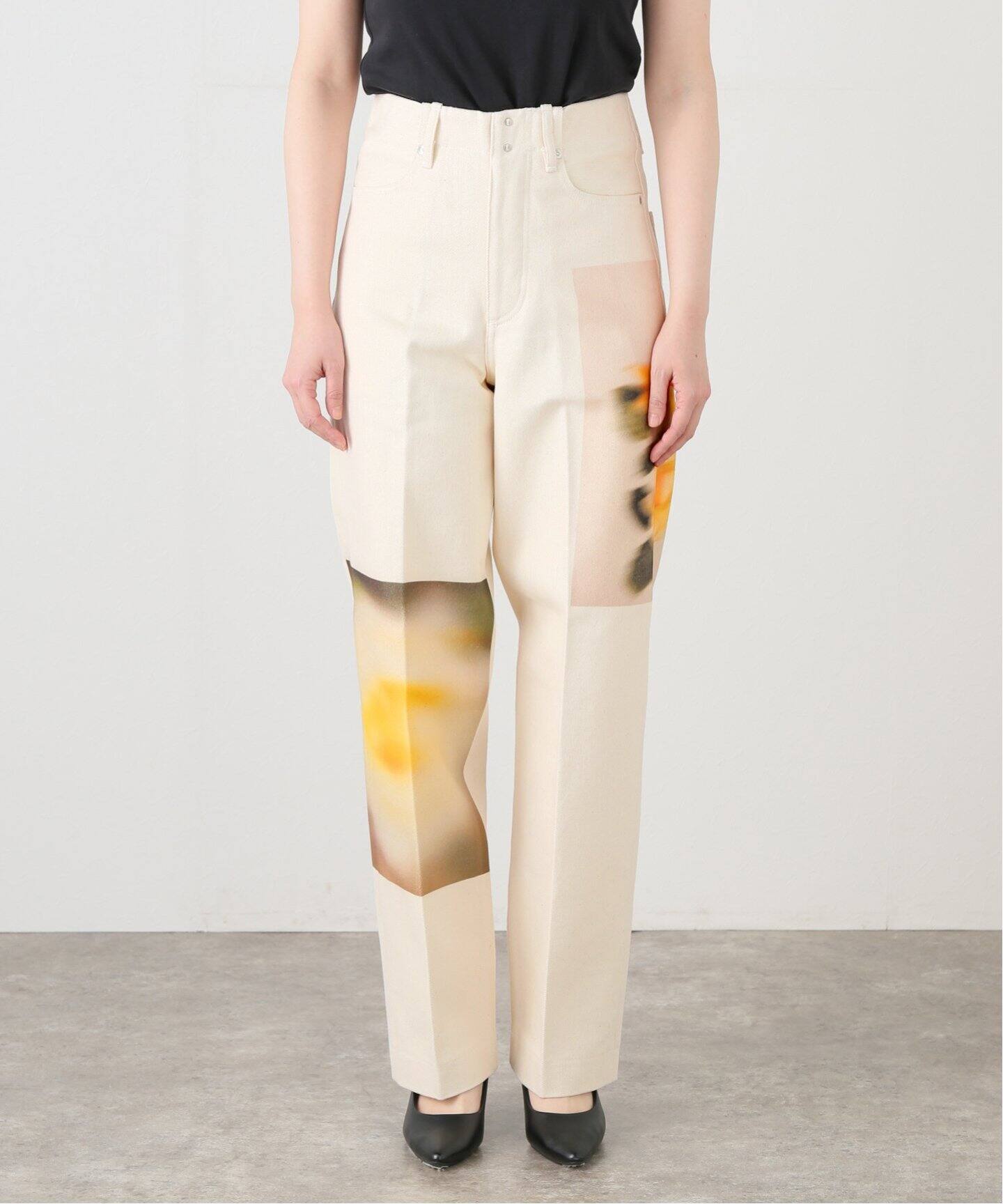 TANAKA THE JEAN TROUSERS ST-2-(F) YR：デニムパンツ（デニム