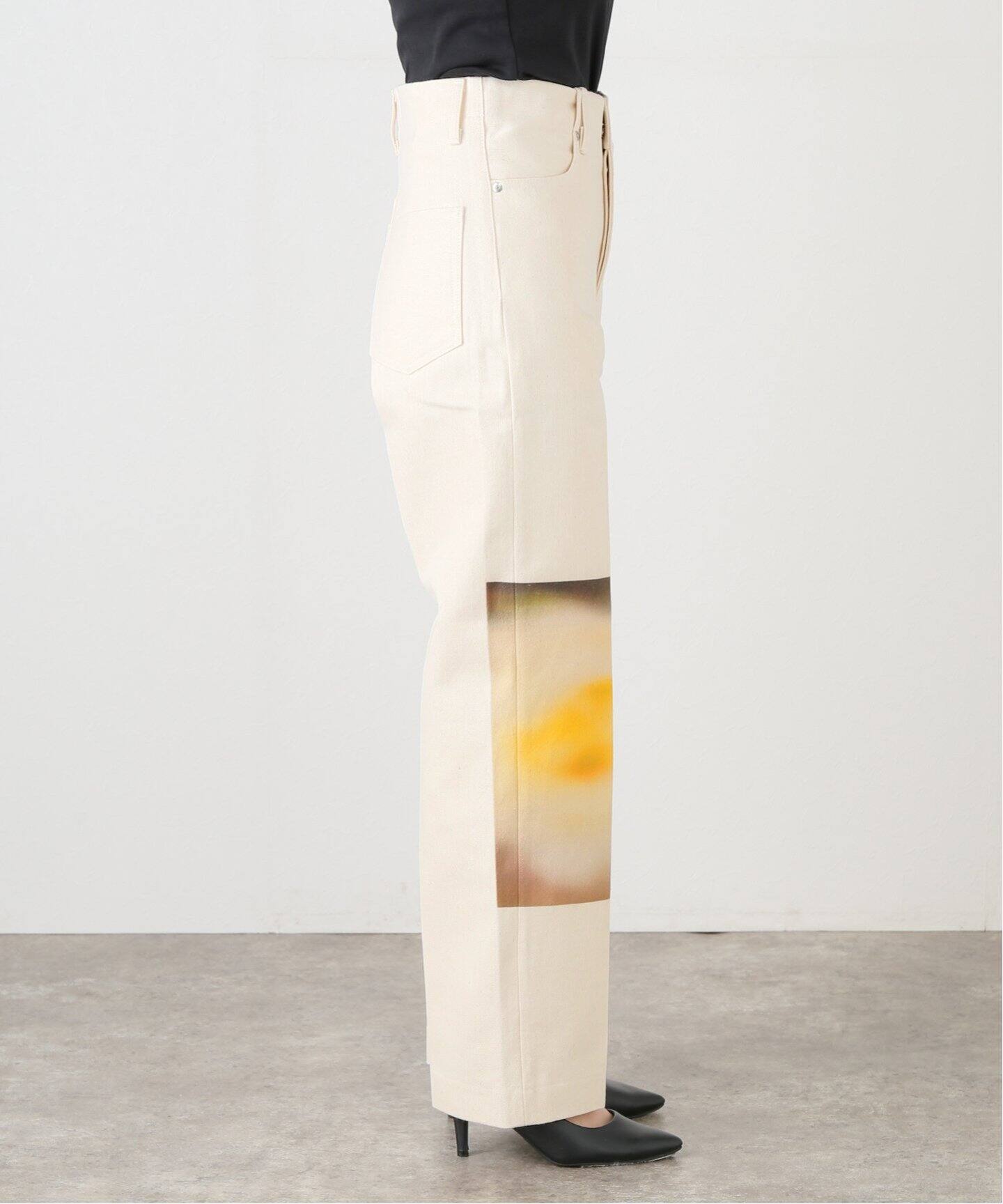 TANAKA THE JEAN TROUSERS ST-2-(F) YR：デニムパンツ（デニム