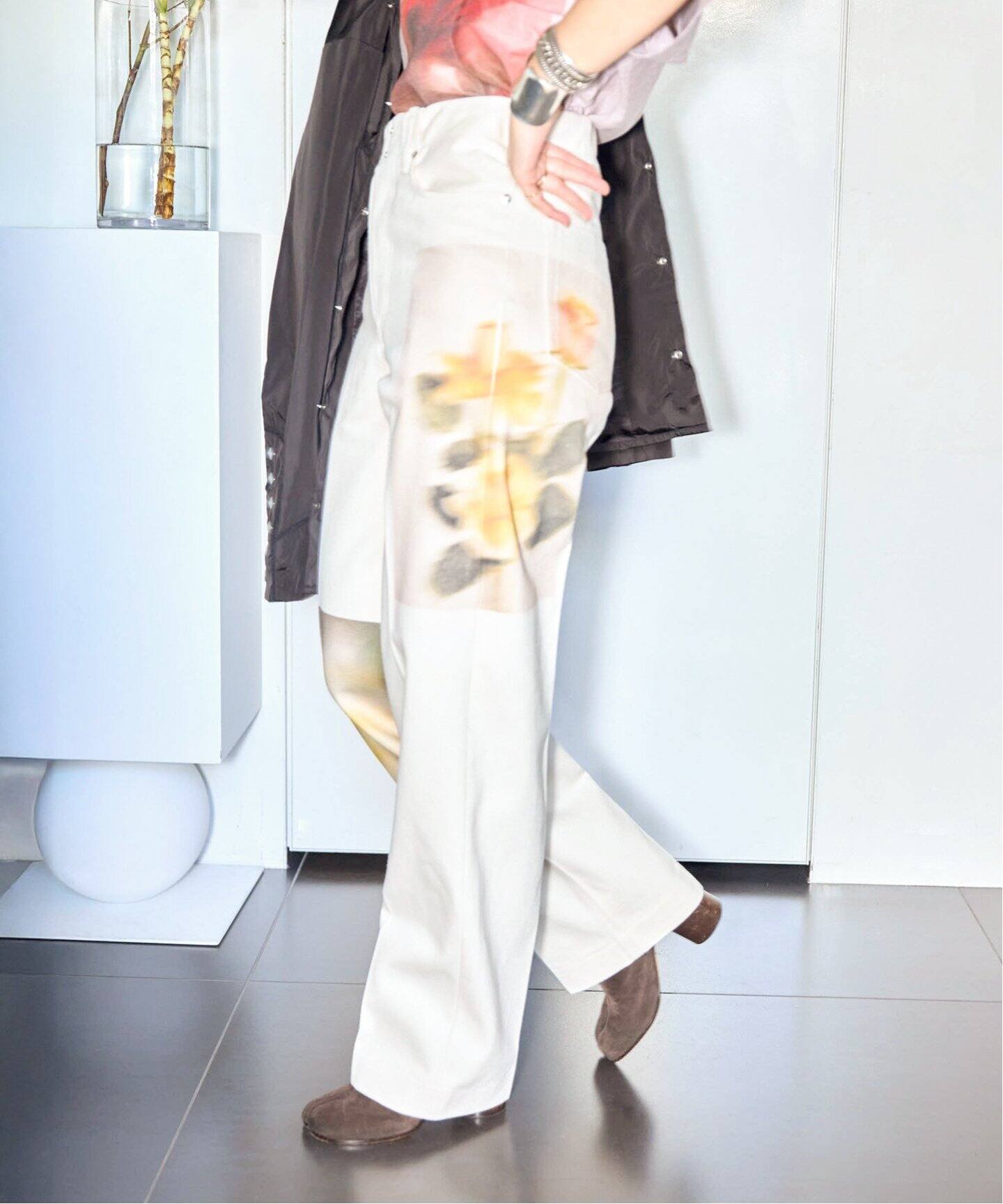 TANAKA THE JEAN TROUSERS ST-2-(F) YR：デニムパンツ（デニムパンツ 