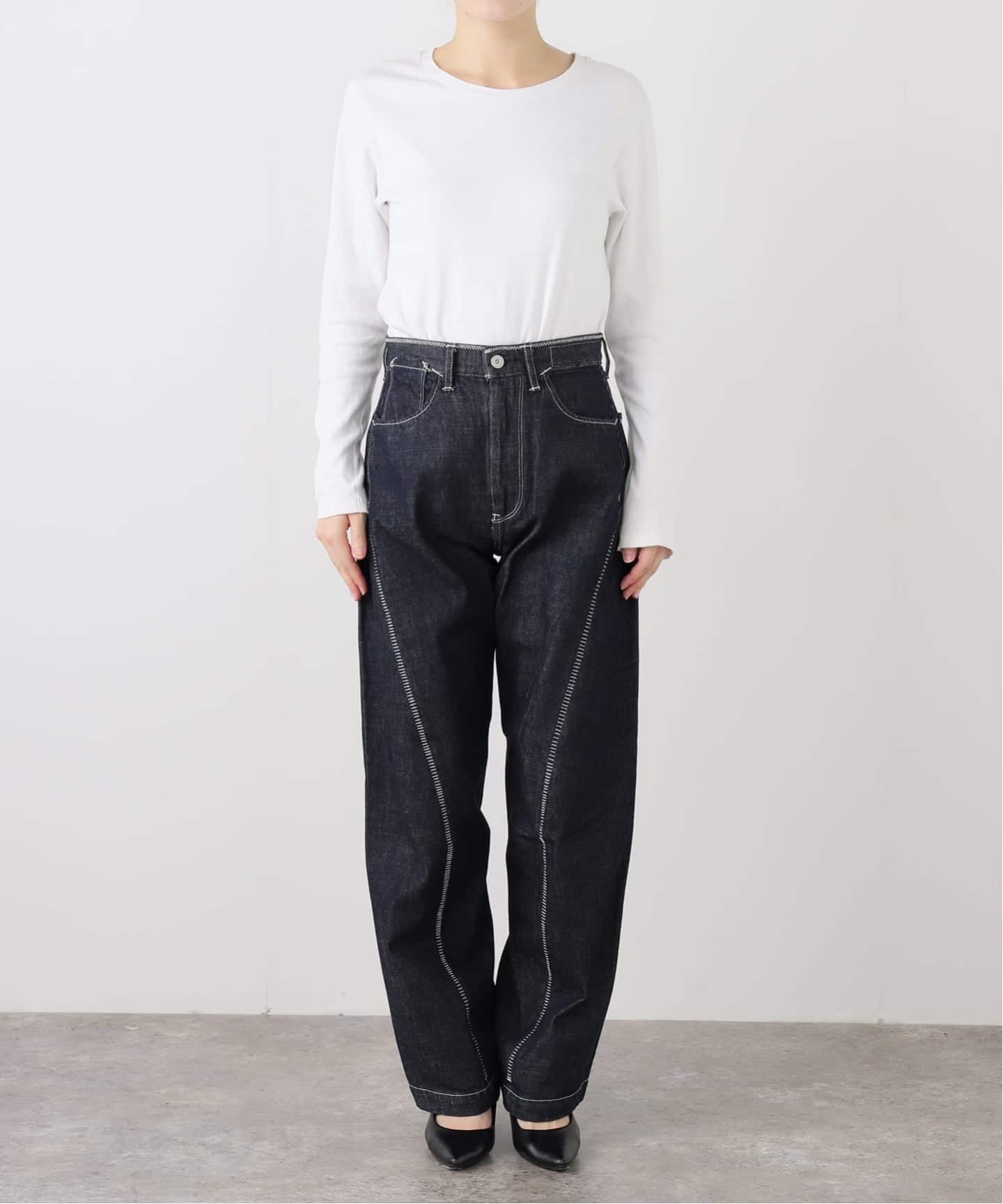 KURO THREE DIMENSIONAL CUTTING DENIM LAD 964228（デニムパンツ